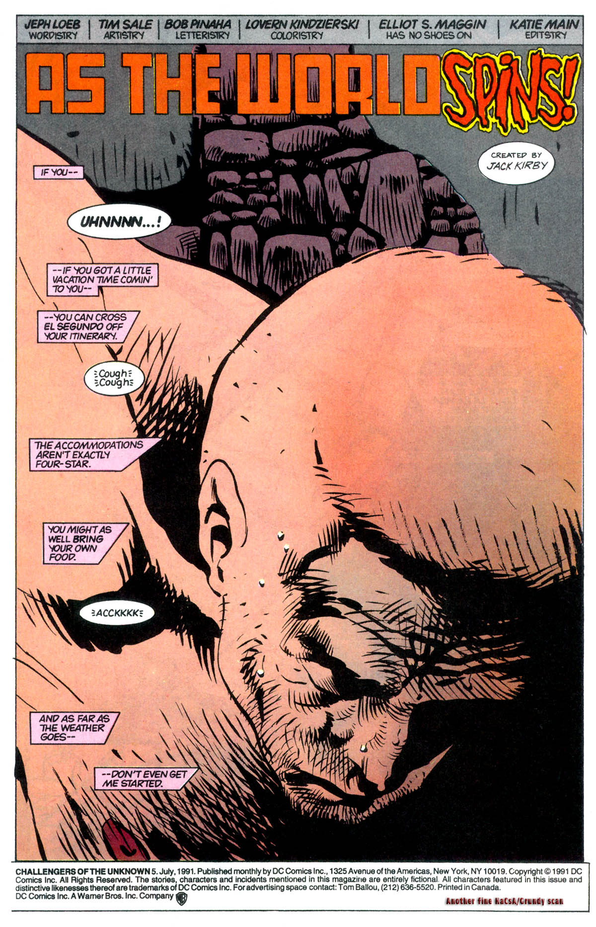 Read online Challengers of the Unknown (1991) comic -  Issue #5 - 3