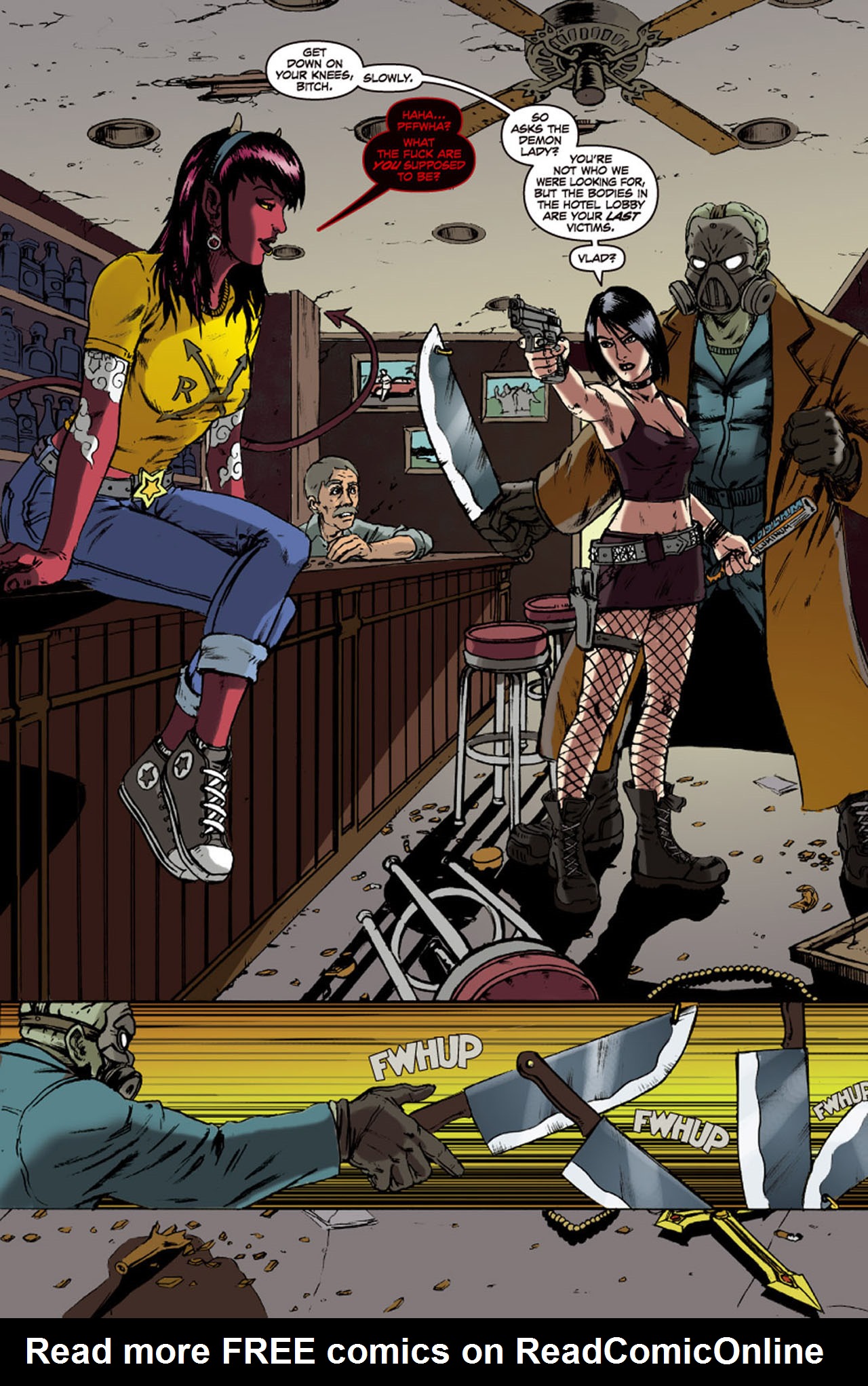 Read online Hack/Slash & Mercy Sparx: A Slice of Hell comic -  Issue #2 - 5