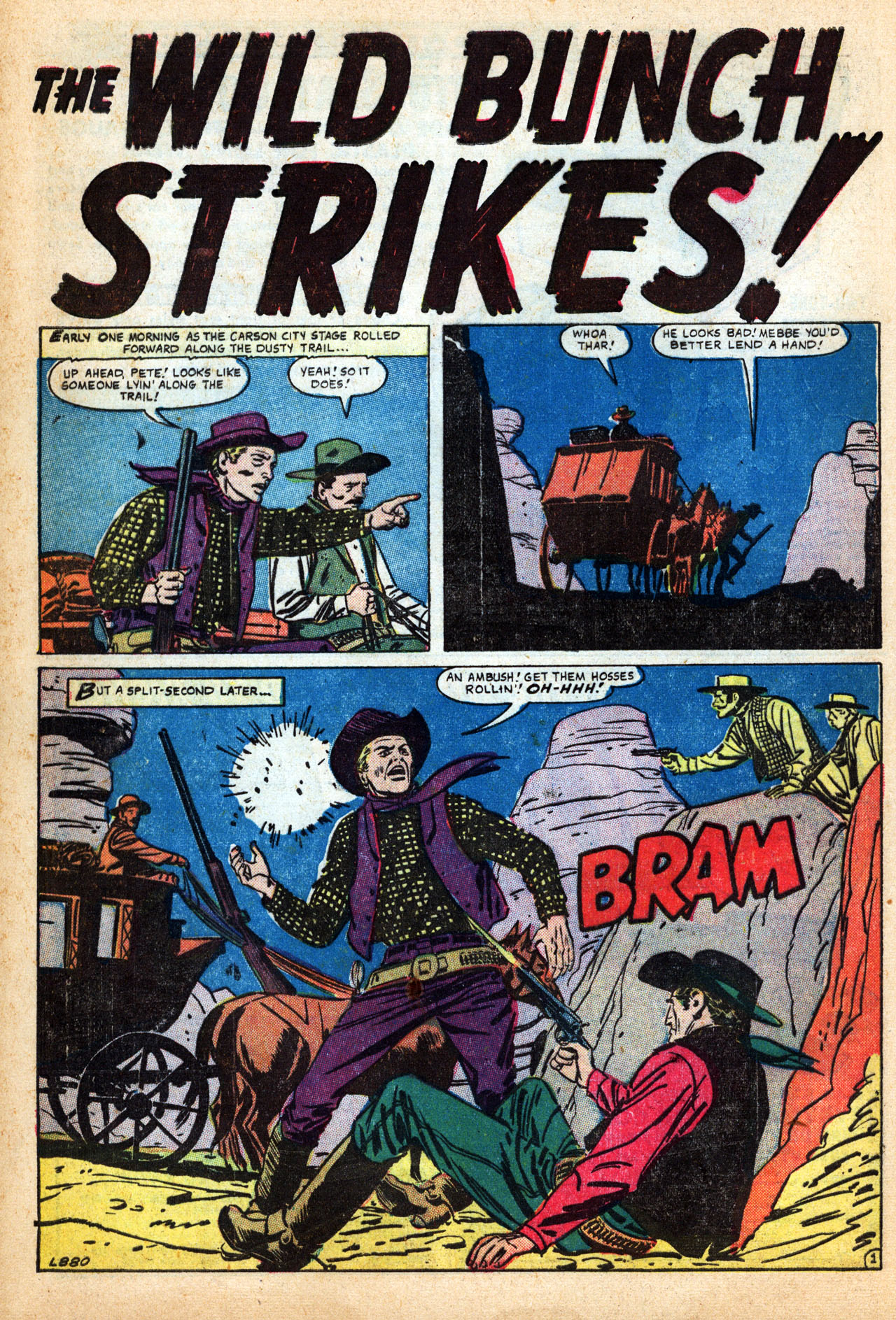 Read online Western Outlaws (1954) comic -  Issue #20 - 28