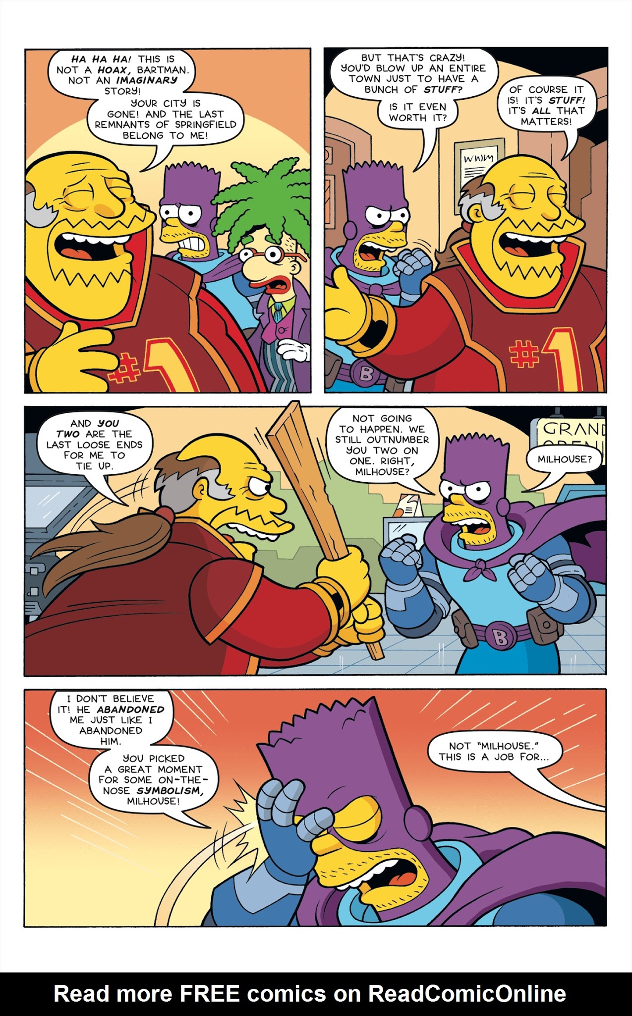 Read online Simpsons One-Shot Wonders: Bartman Spectacularly Super Secret Saga comic -  Issue #3 - 9