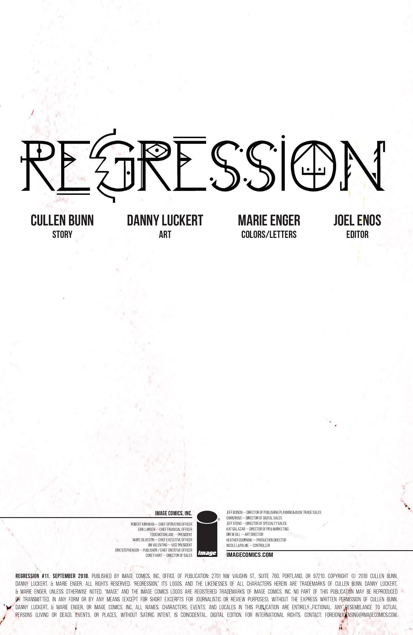 Read online Regression comic -  Issue #11 - 2