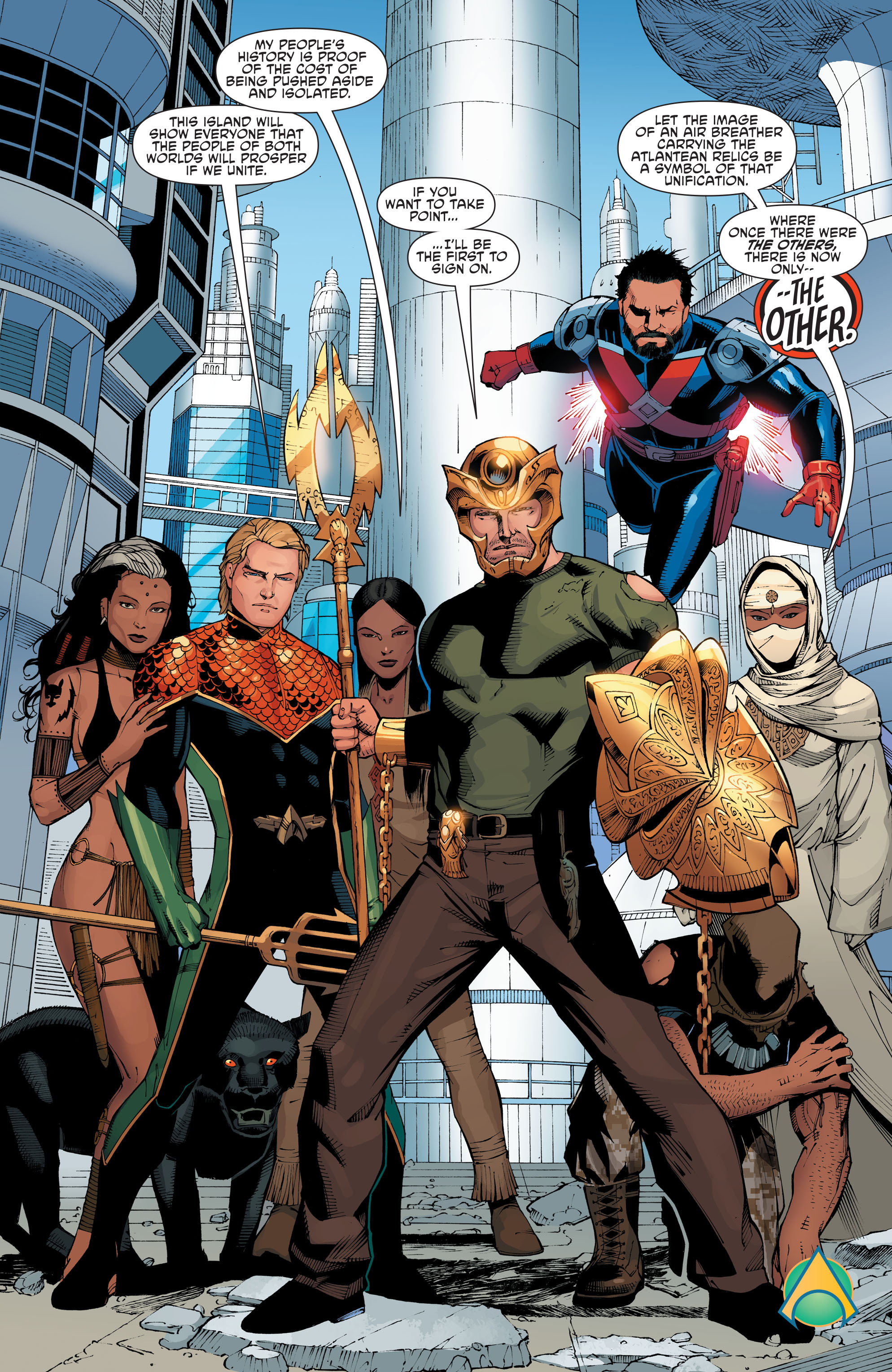 Read online Aquaman and the Others: Futures End comic -  Issue #Aquaman and the Others: Futures End Full - 21