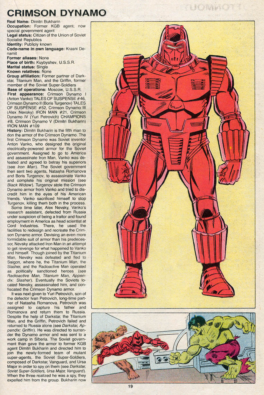 Read online The Official Handbook of the Marvel Universe Deluxe Edition comic -  Issue #3 - 21