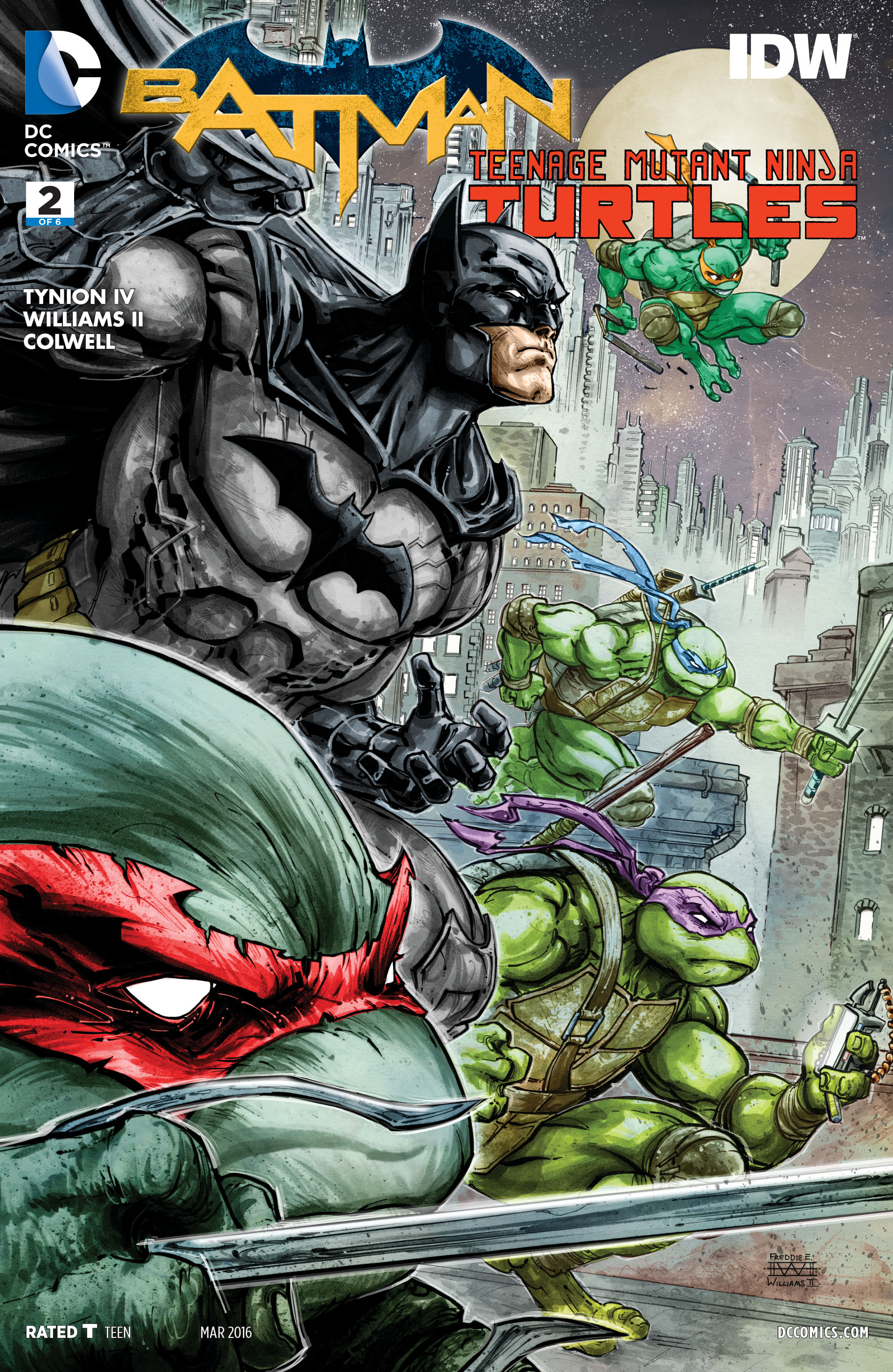 Read online Batman/Teenage Mutant Ninja Turtles comic -  Issue #2 - 1