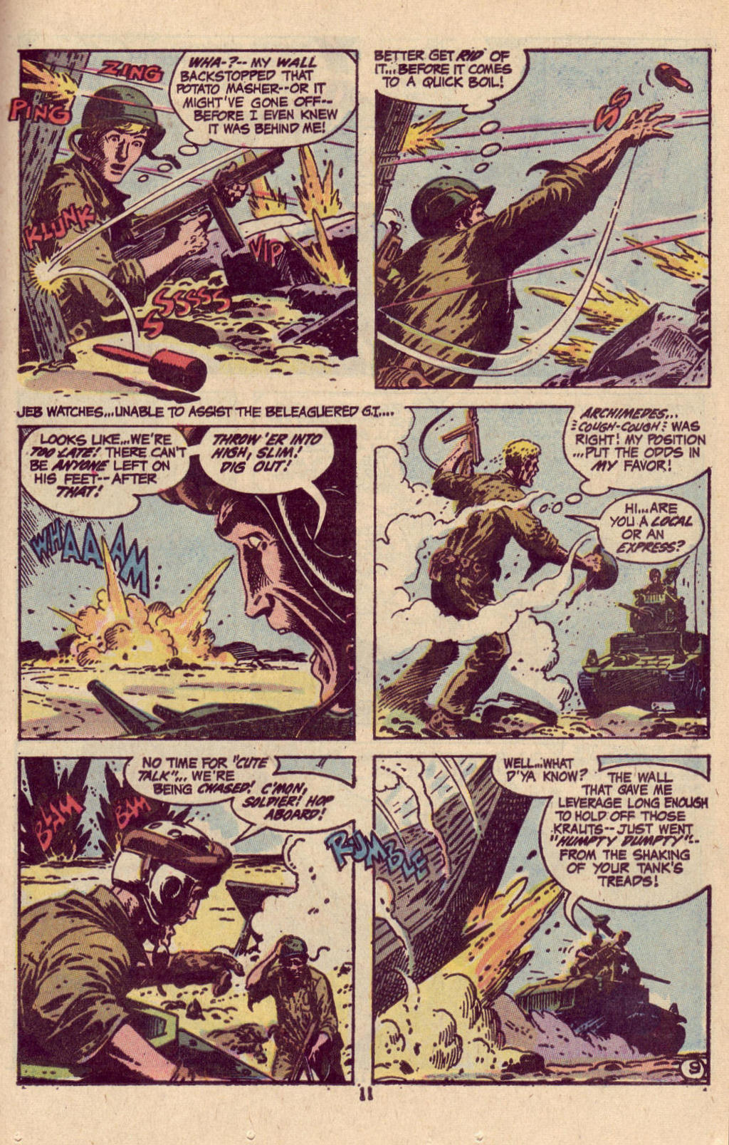 Read online G.I. Combat (1952) comic -  Issue #146 - 13