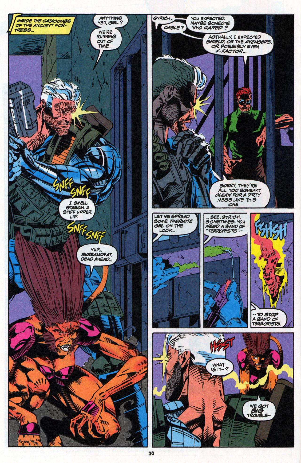 Read online X-Force (1991) comic -  Issue #27 - 30