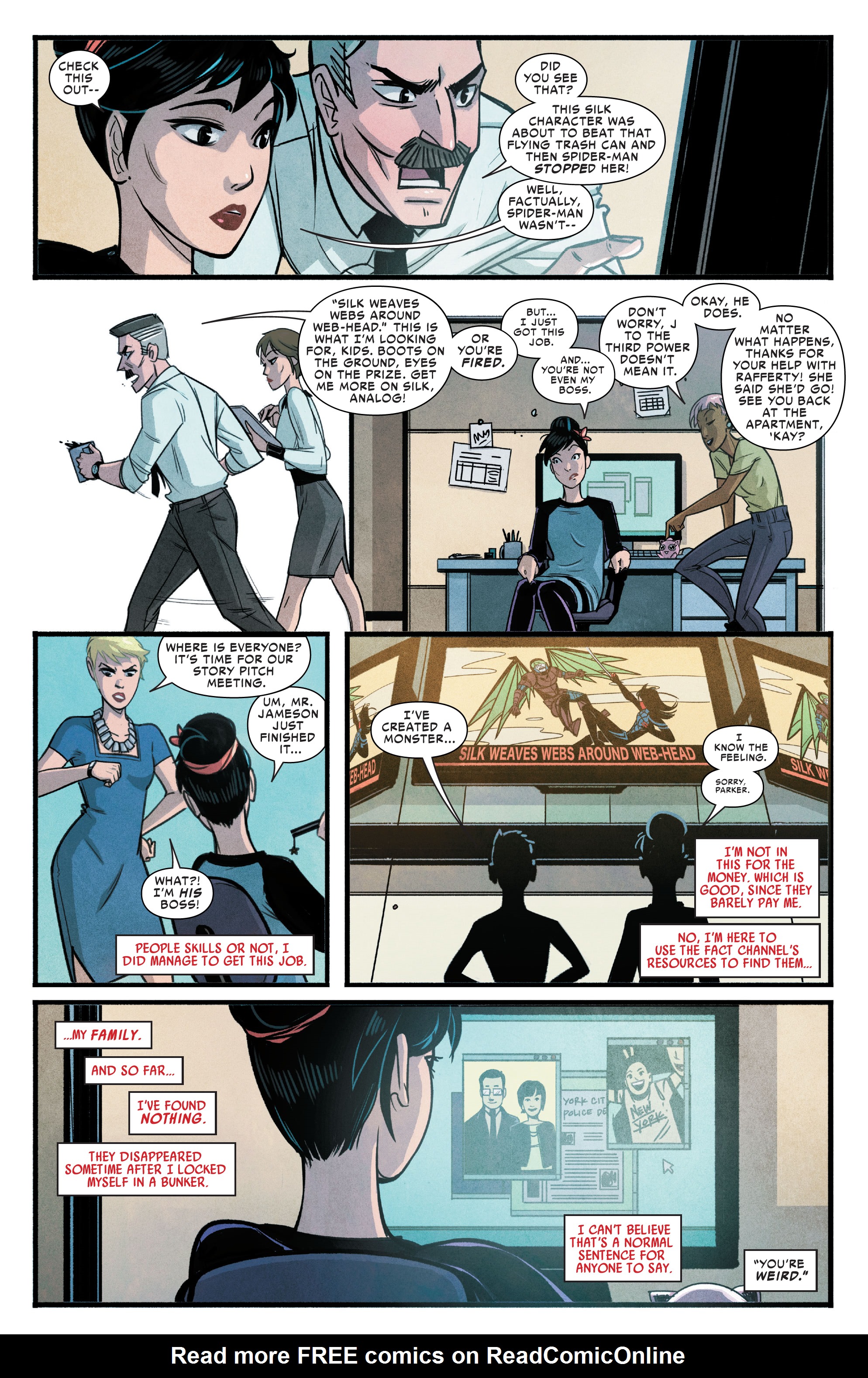 Read online Silk: Out of the Spider-Verse comic -  Issue # TPB 1 (Part 1) - 74