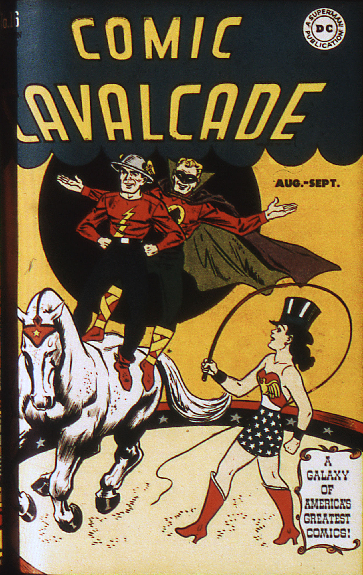 Read online Comic Cavalcade comic -  Issue #16 - 1