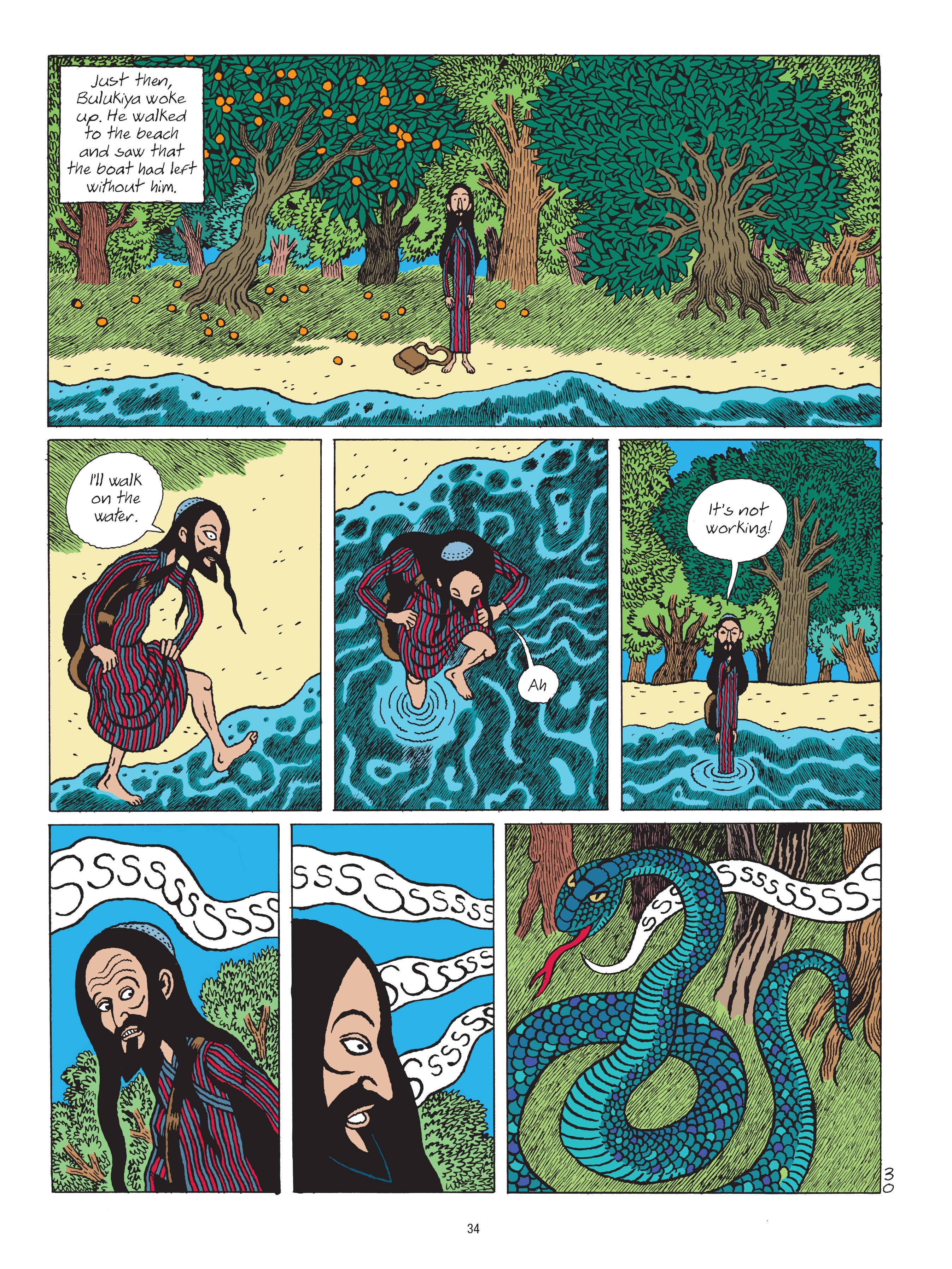 Read online A Tale of a Thousand and One Nights: HASIB & the Queen of Serpents comic -  Issue # TPB - 34