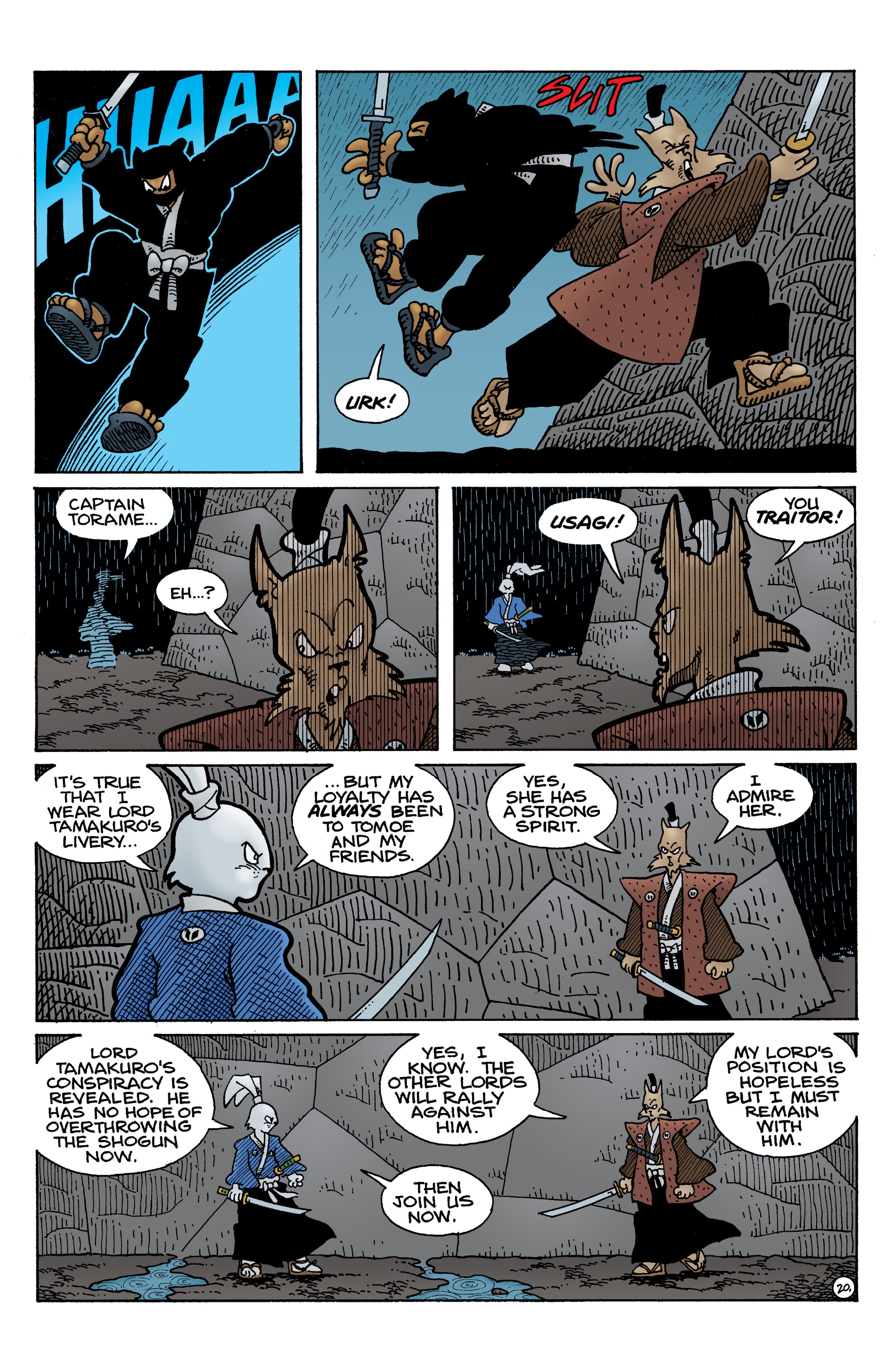 Read online Usagi Yojimbo: The Dragon Bellow Conspiracy comic -  Issue #5 - 21
