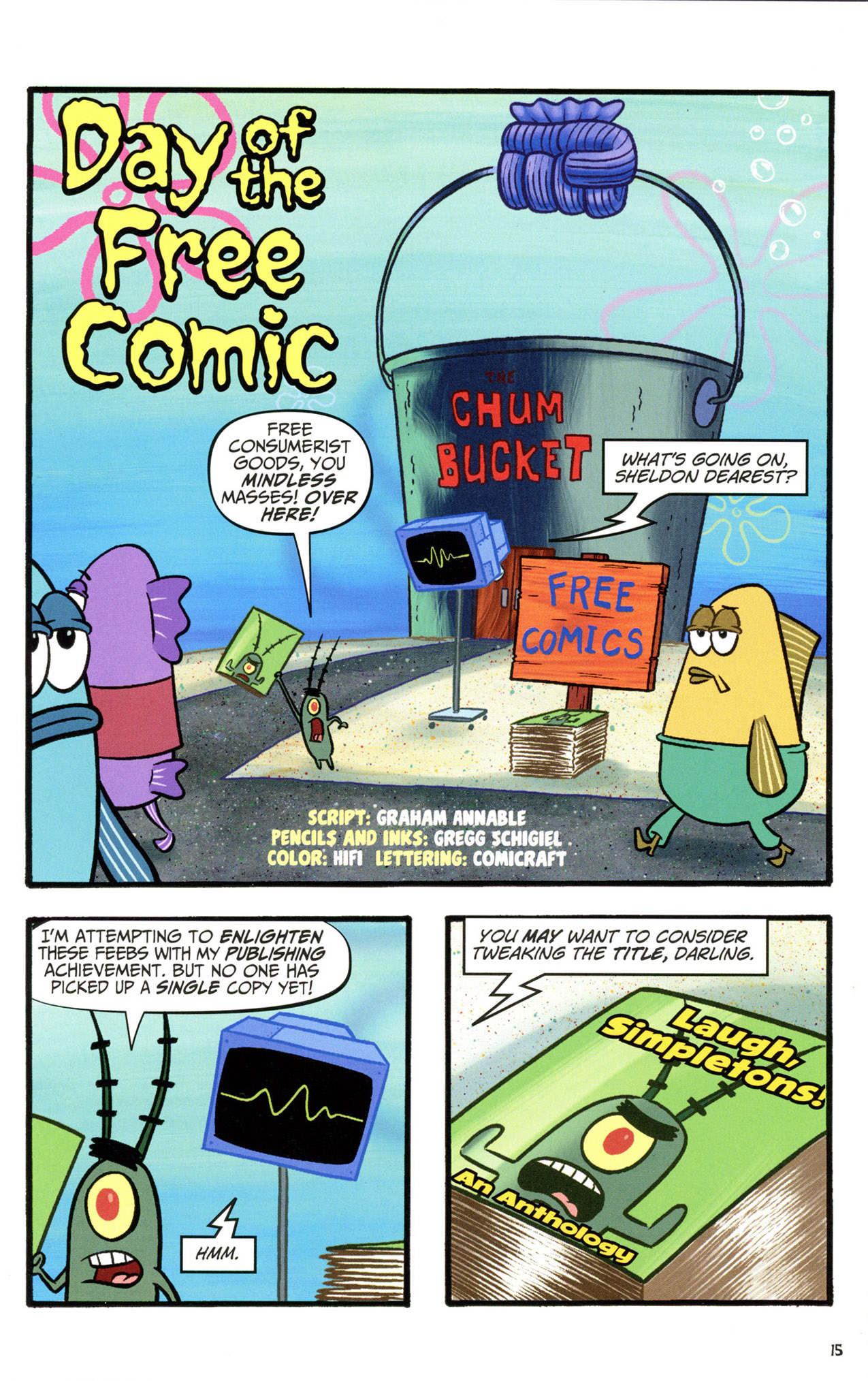 Read online Spongebob Freestyle Funnies comic -  Issue # FCBD 2013 - 17