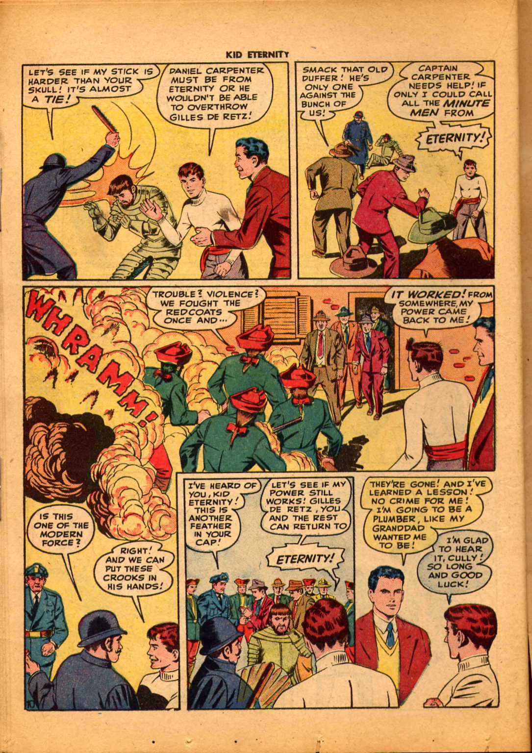 Read online Kid Eternity (1946) comic -  Issue #6 - 24