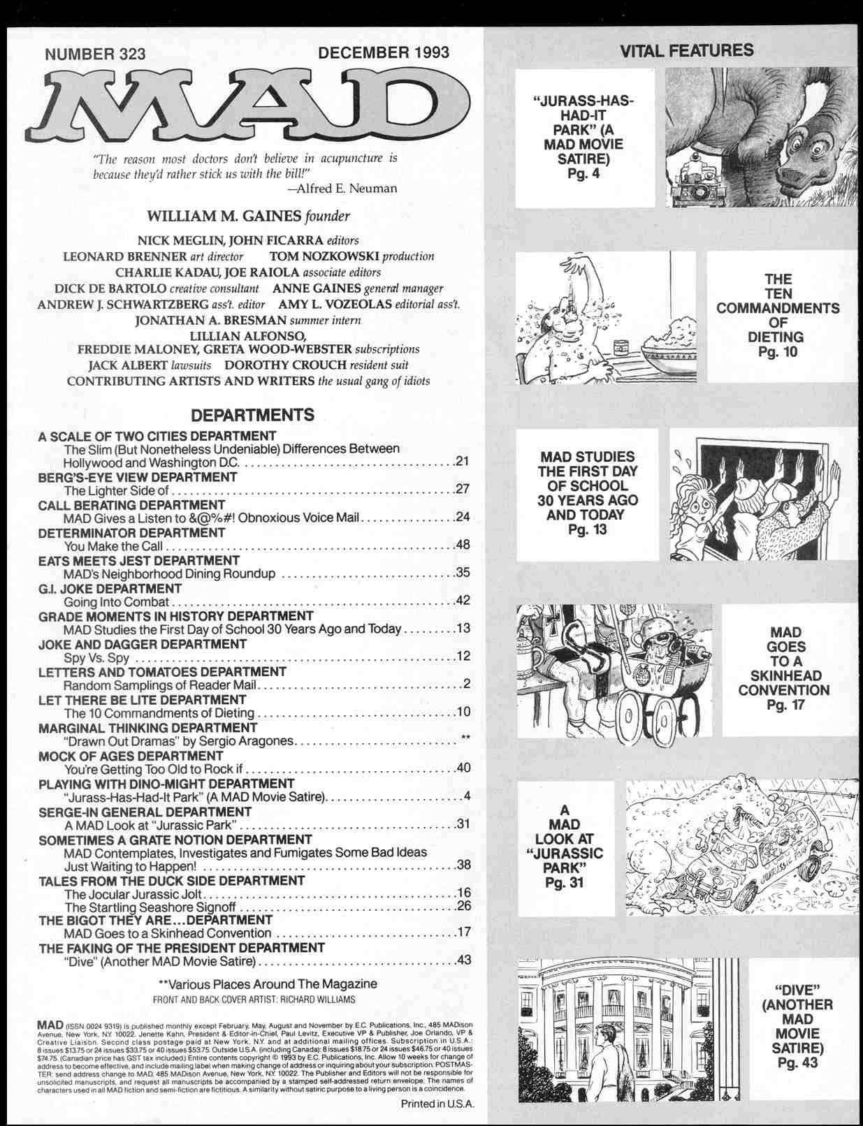 Read online MAD comic -  Issue #323 - 4