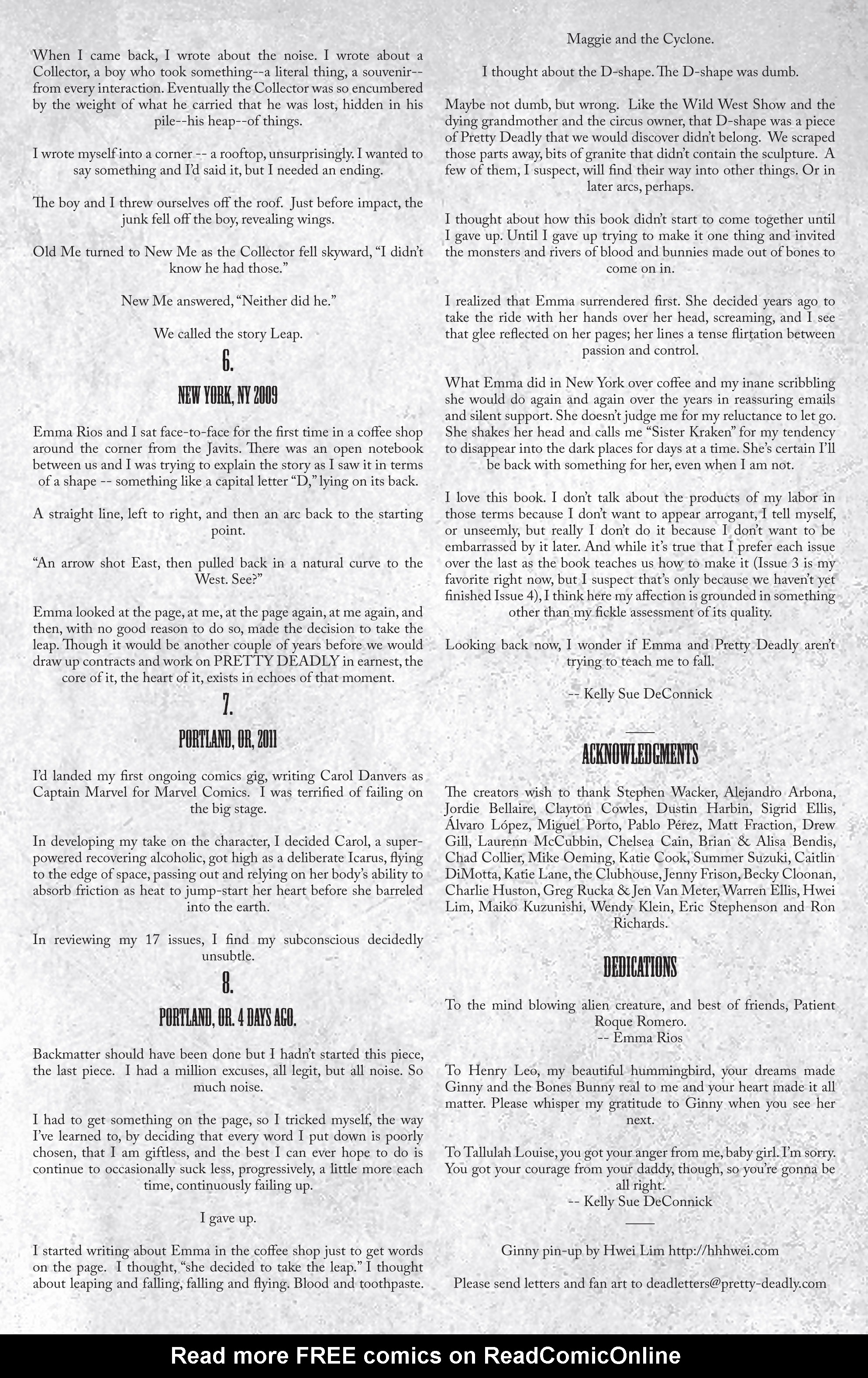 Read online Pretty Deadly comic -  Issue #1 - 28