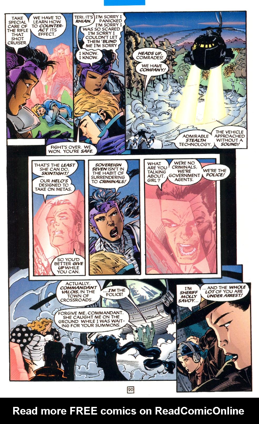 Read online Sovereign Seven comic -  Issue #7 - 20