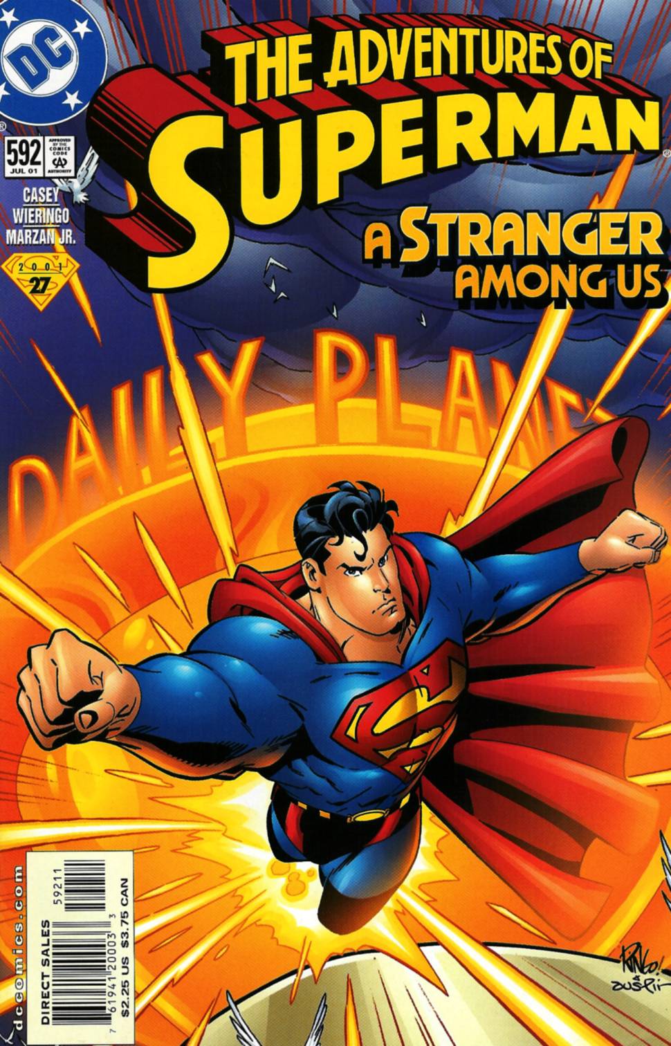 Read online Adventures of Superman (1987) comic -  Issue #592 - 1