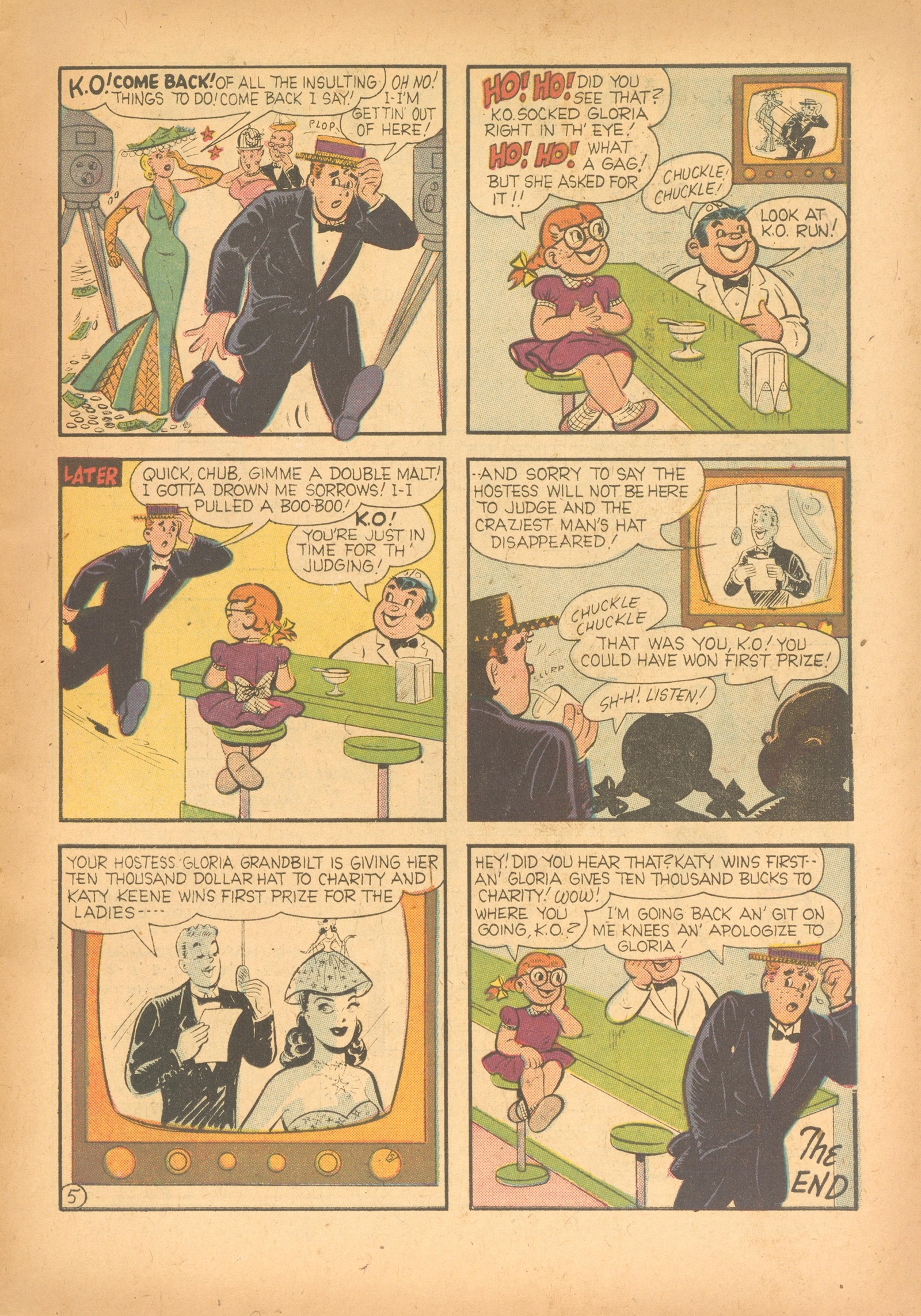 Read online Katy Keene (1949) comic -  Issue #32 - 7