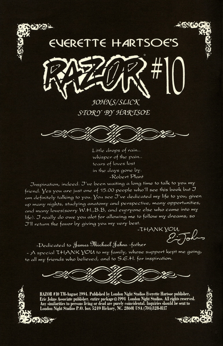 Read online Razor comic -  Issue #10 - 2