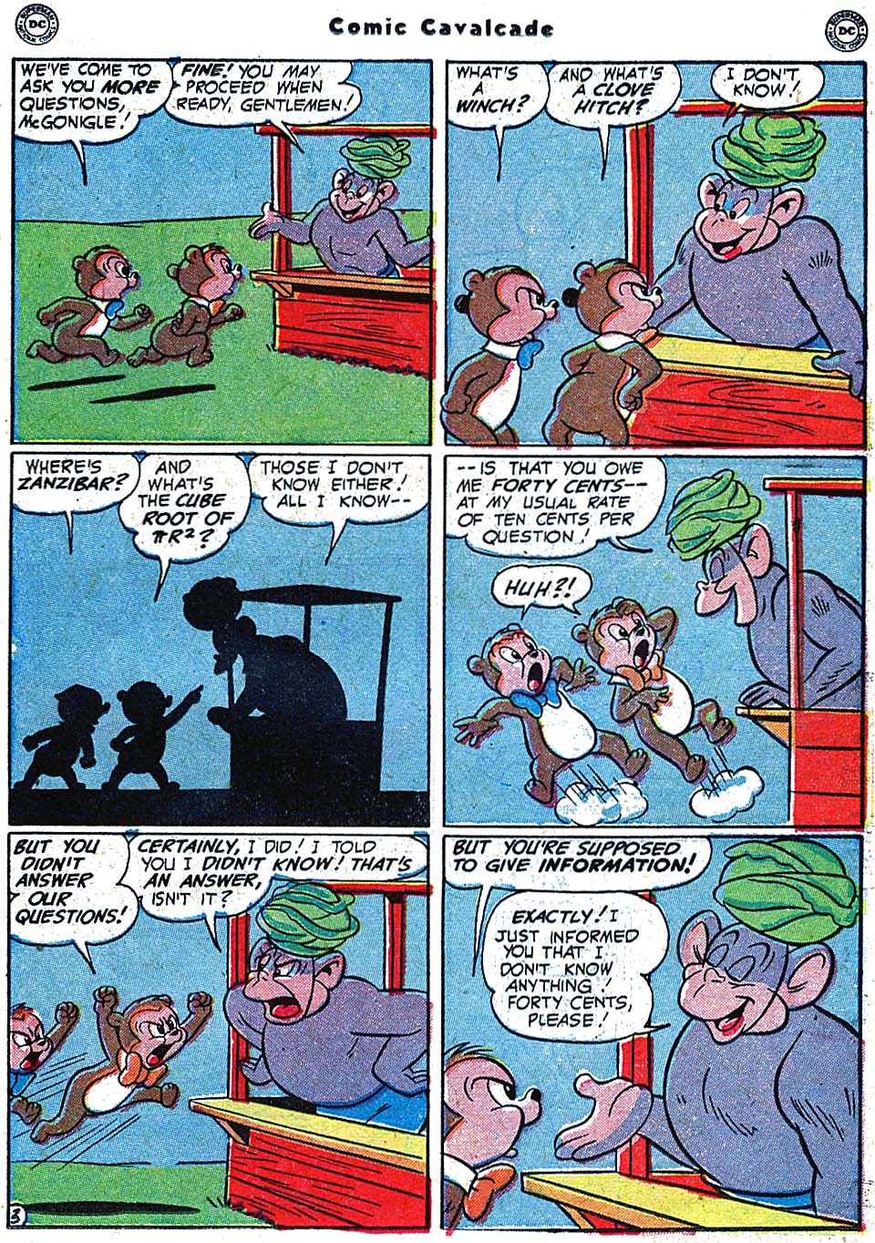 Read online Comic Cavalcade comic -  Issue #38 - 21