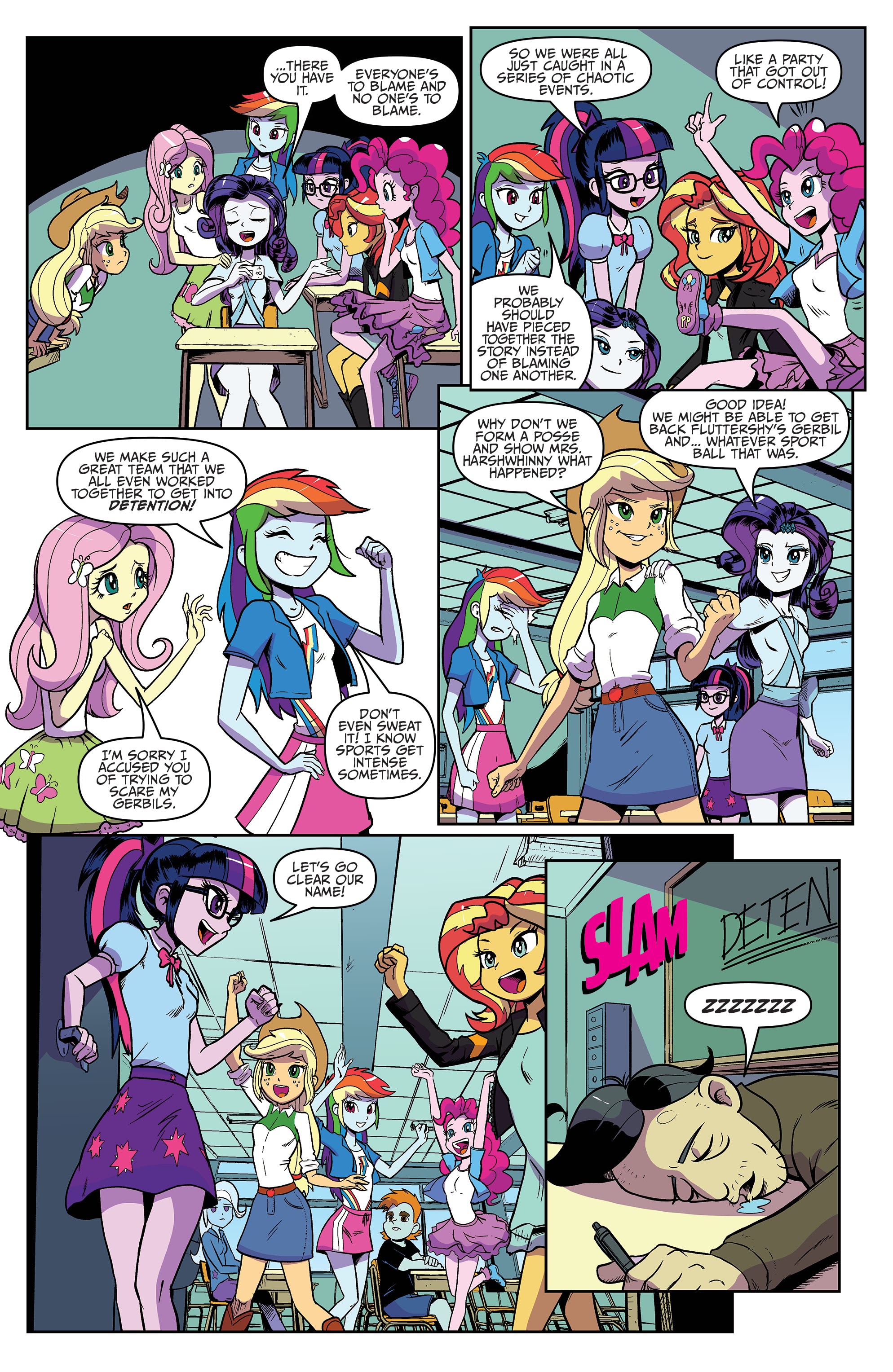 Read online My Little Pony Equestria Girls: Canterlot High: March Radness comic -  Issue # Full - 11