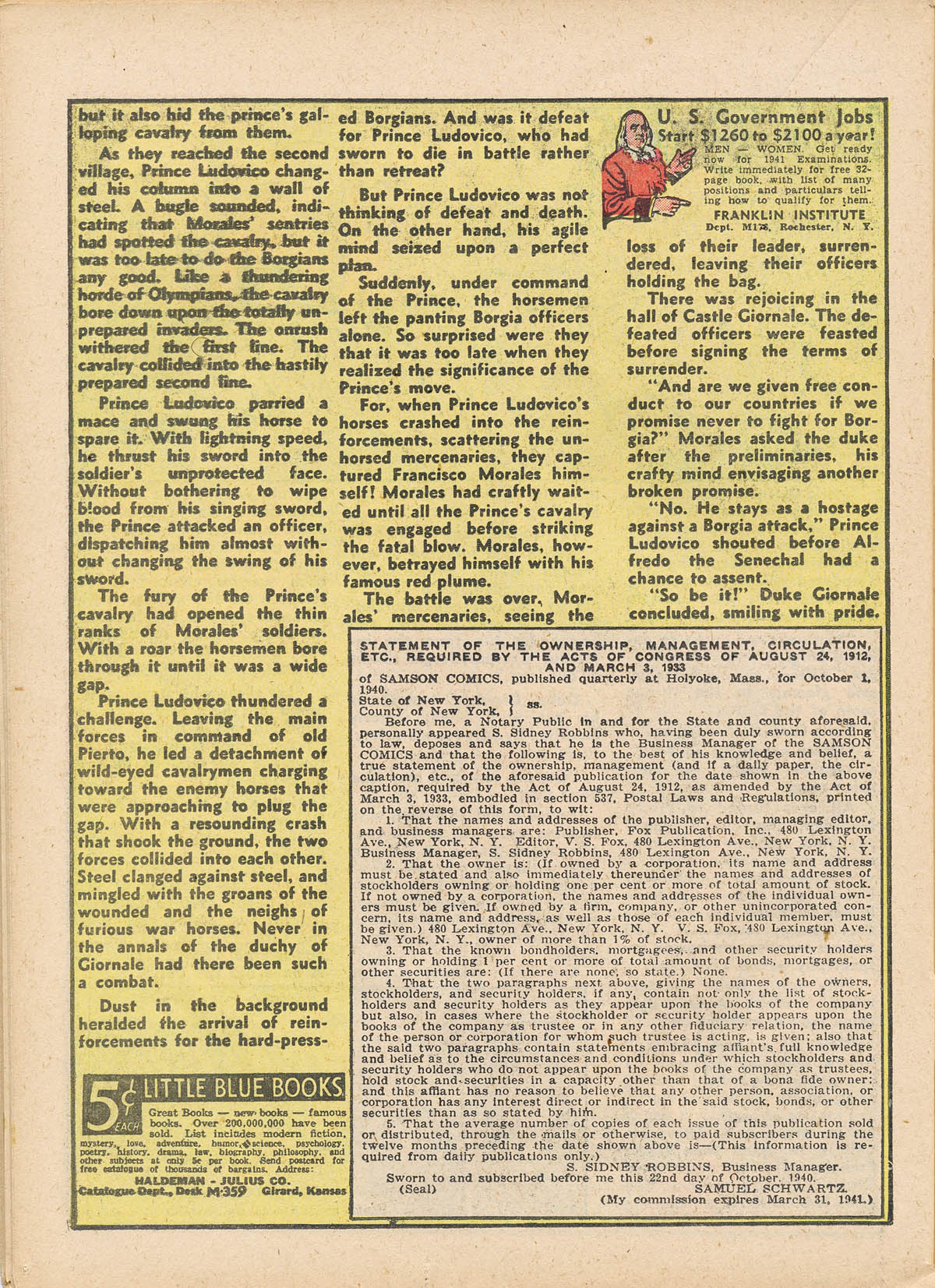 Read online Samson (1940) comic -  Issue #3 - 49