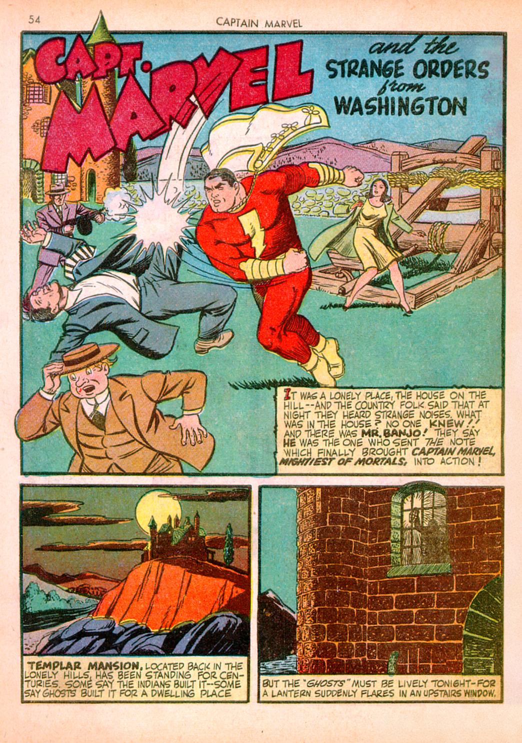 Read online Captain Marvel Adventures comic -  Issue #10 - 54