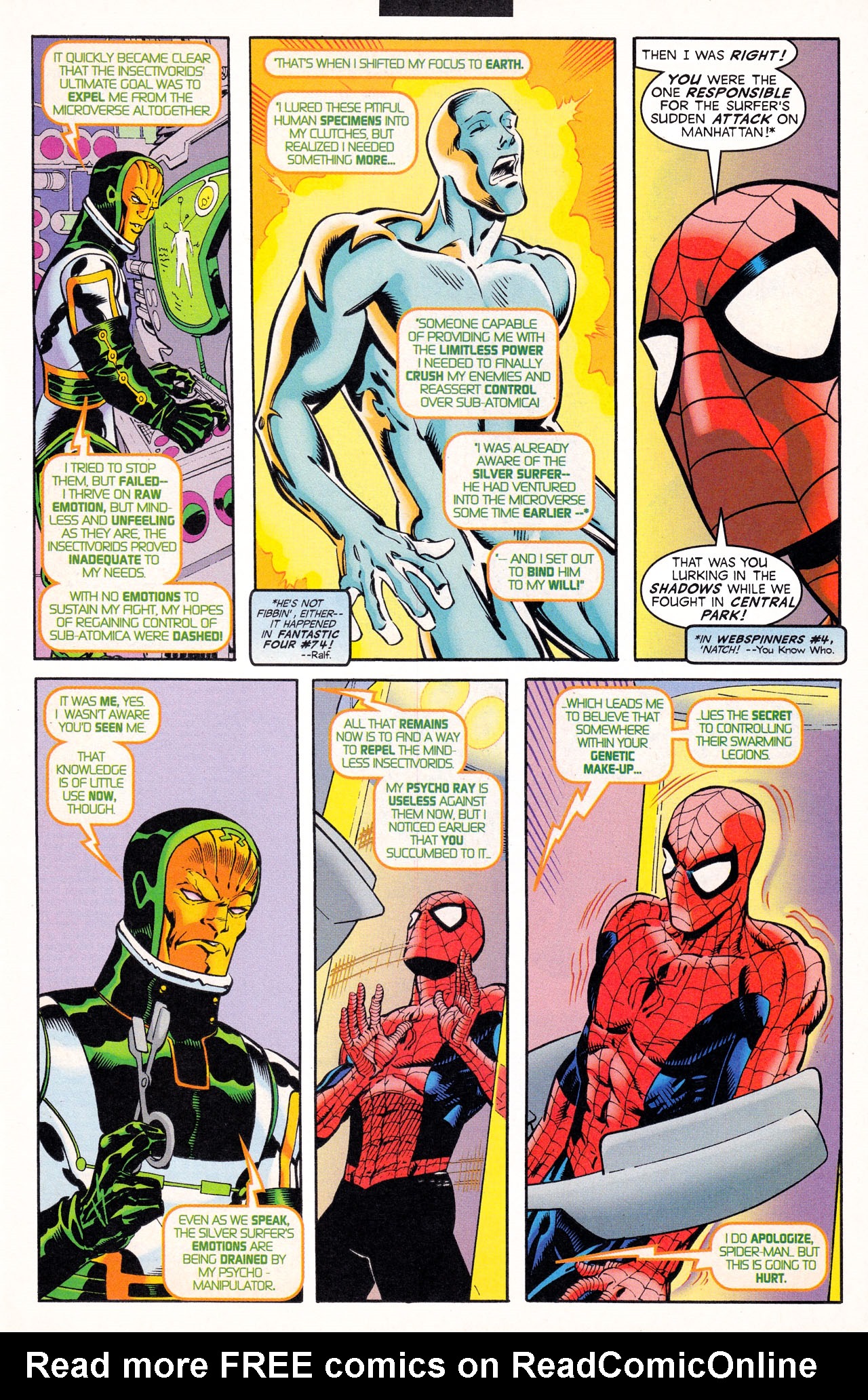 Read online Webspinners: Tales of Spider-Man comic -  Issue #6 - 7