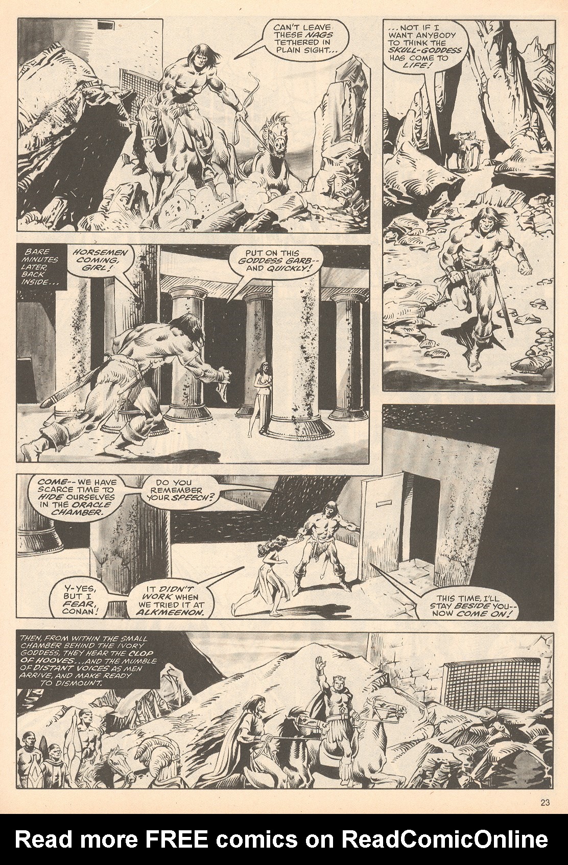 Read online The Savage Sword Of Conan comic -  Issue #60 - 23