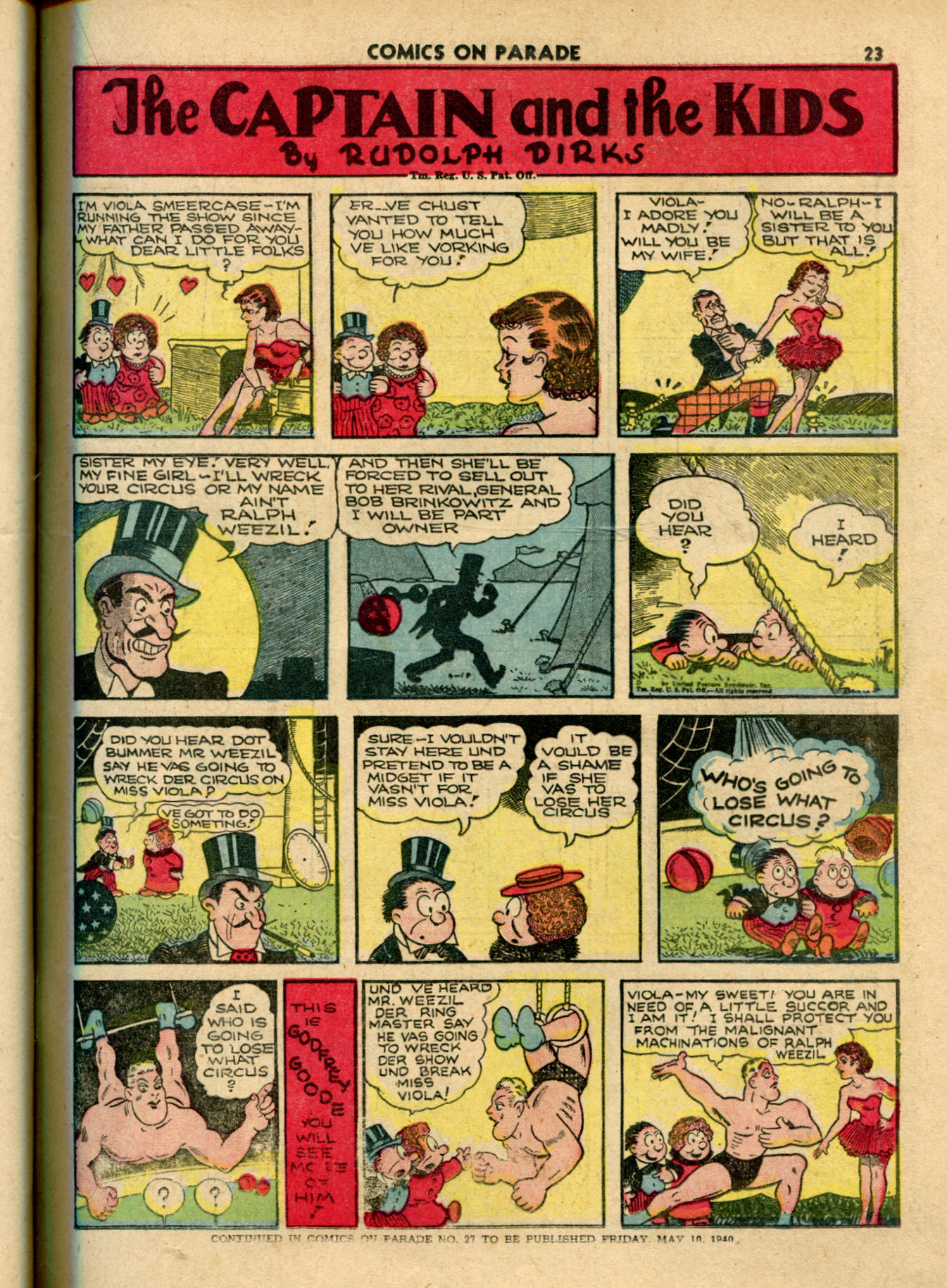 Read online Comics on Parade comic -  Issue #26 - 25