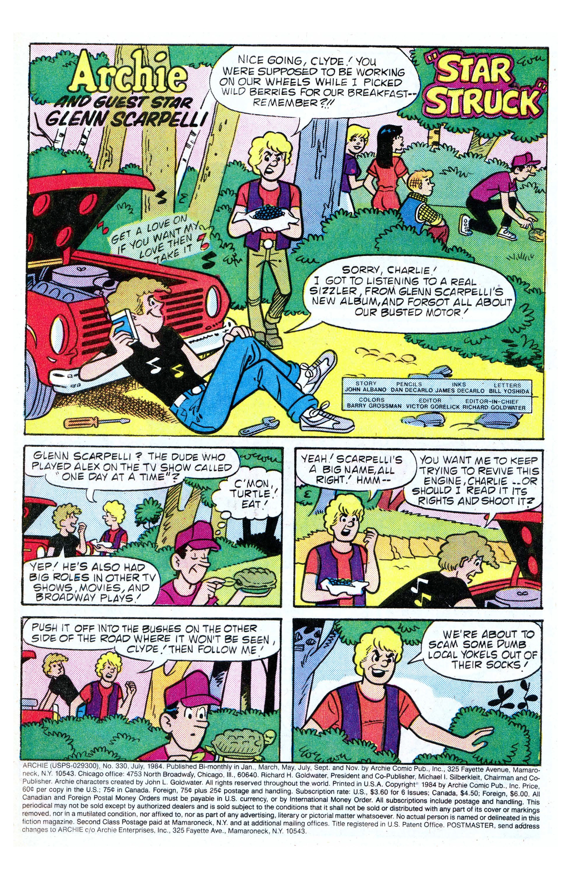 Read online Archie (1960) comic -  Issue #330 - 2