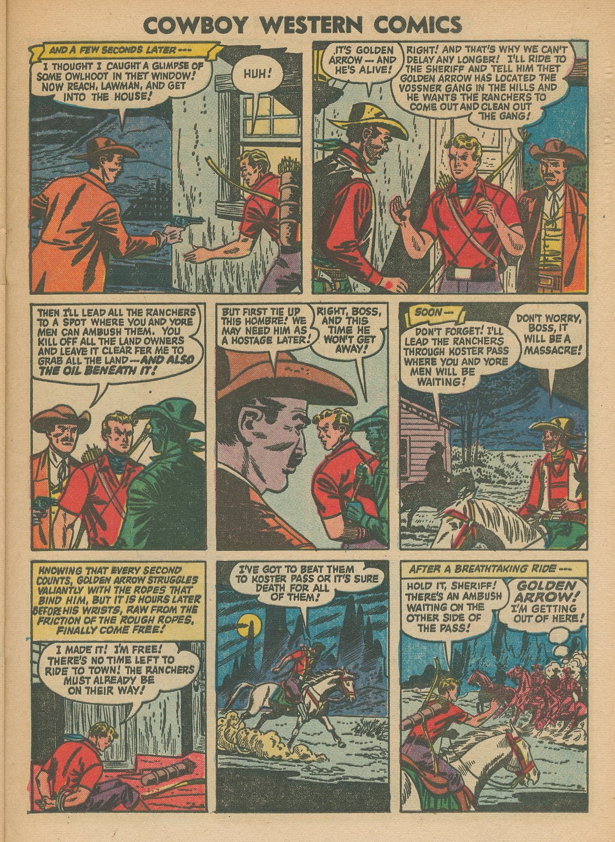 Read online Cowboy Western Comics (1954) comic -  Issue #48 - 21