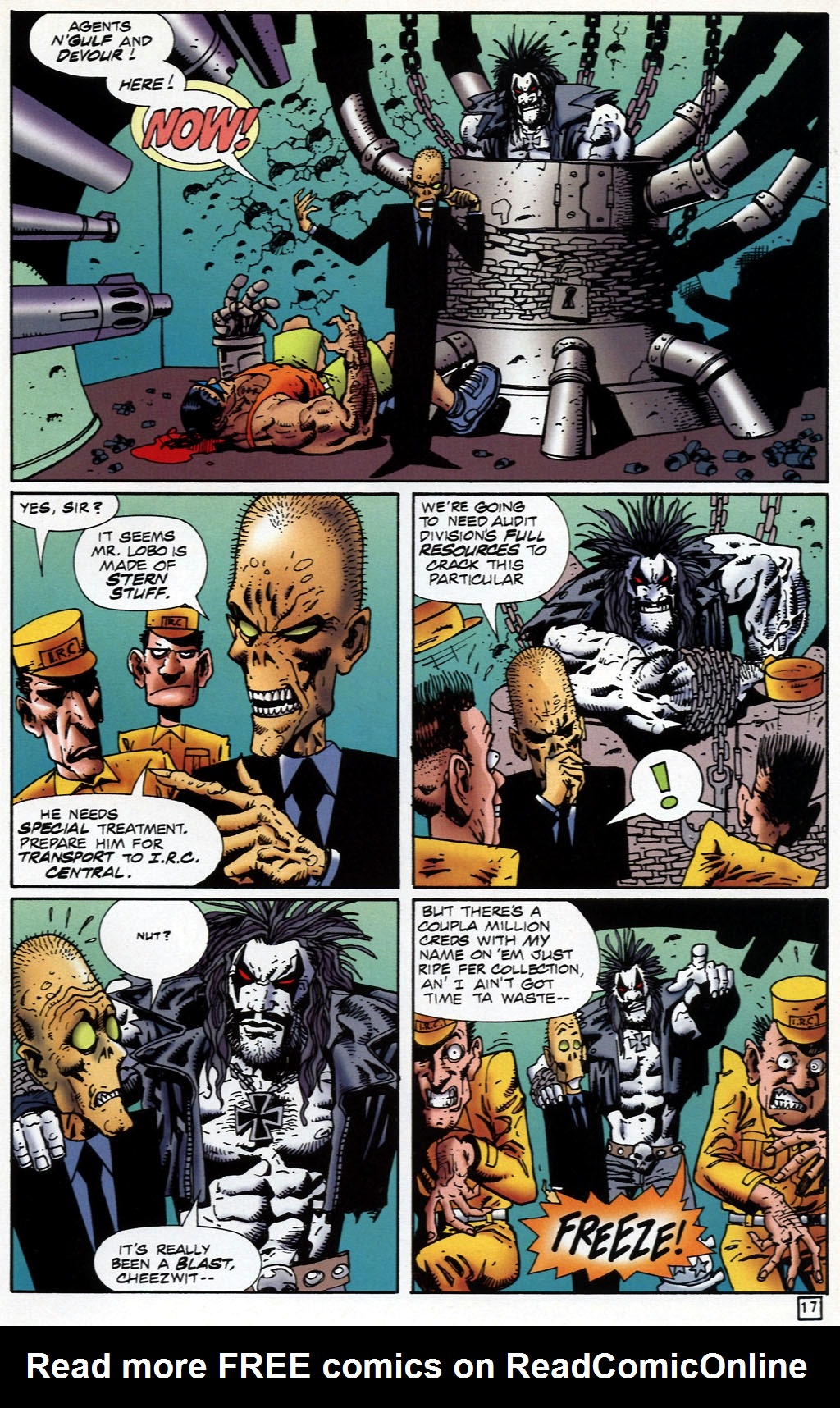 Read online Lobo: Death and Taxes comic -  Issue #3 - 17