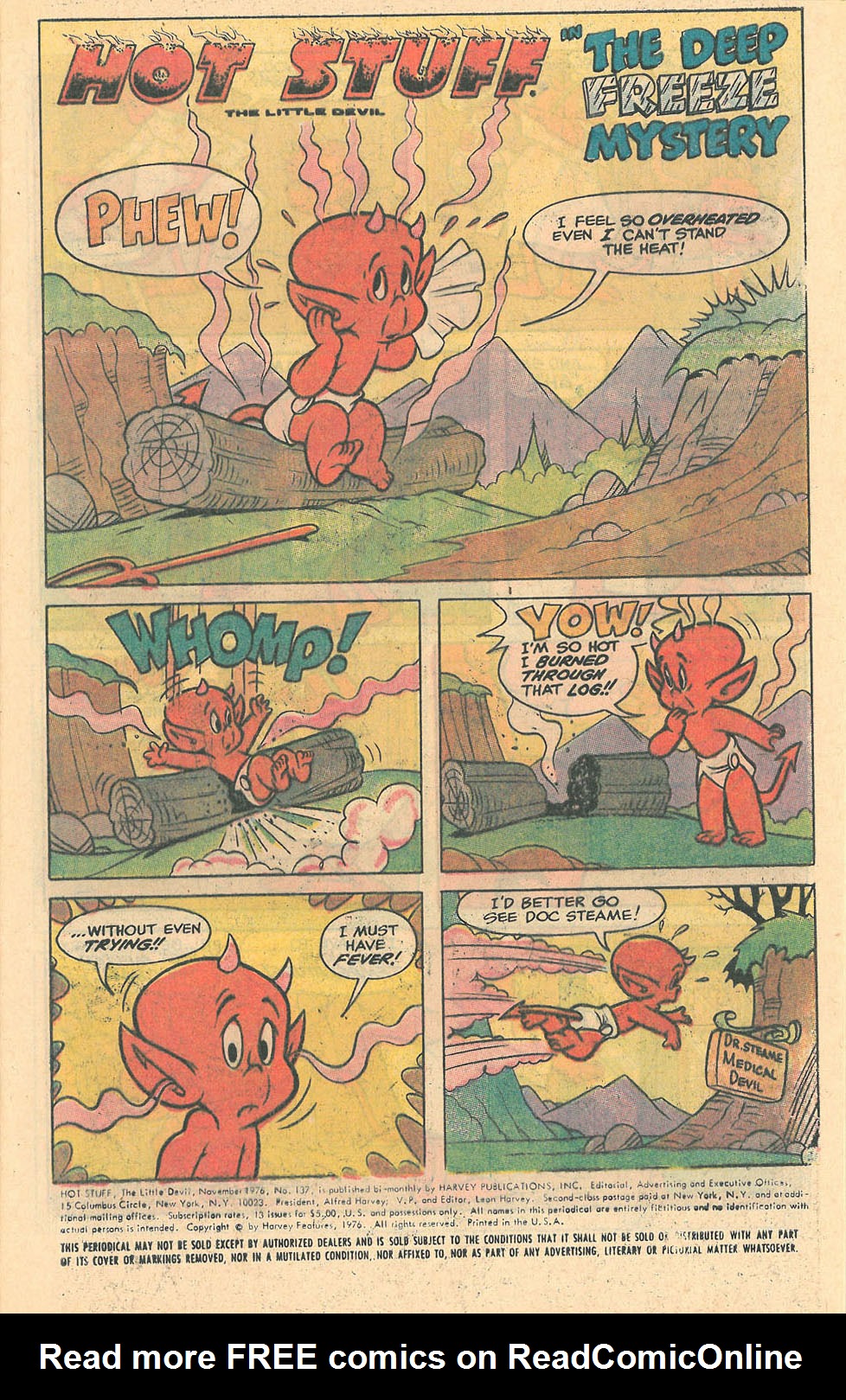 Read online Hot Stuff, the Little Devil comic -  Issue #137 - 5