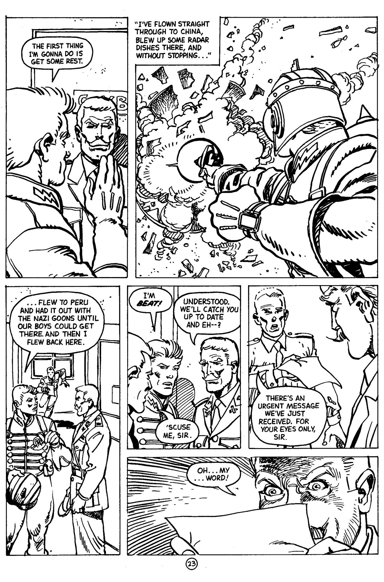 Read online Rocket Ranger comic -  Issue #4 - 25