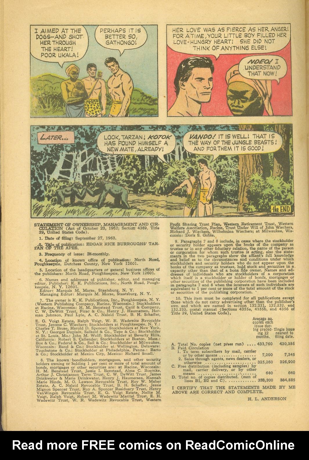 Read online Tarzan (1962) comic -  Issue #140 - 28
