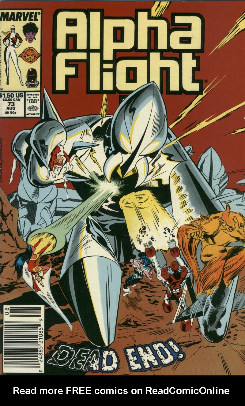 Read online Alpha Flight (1983) comic -  Issue #73 - 1