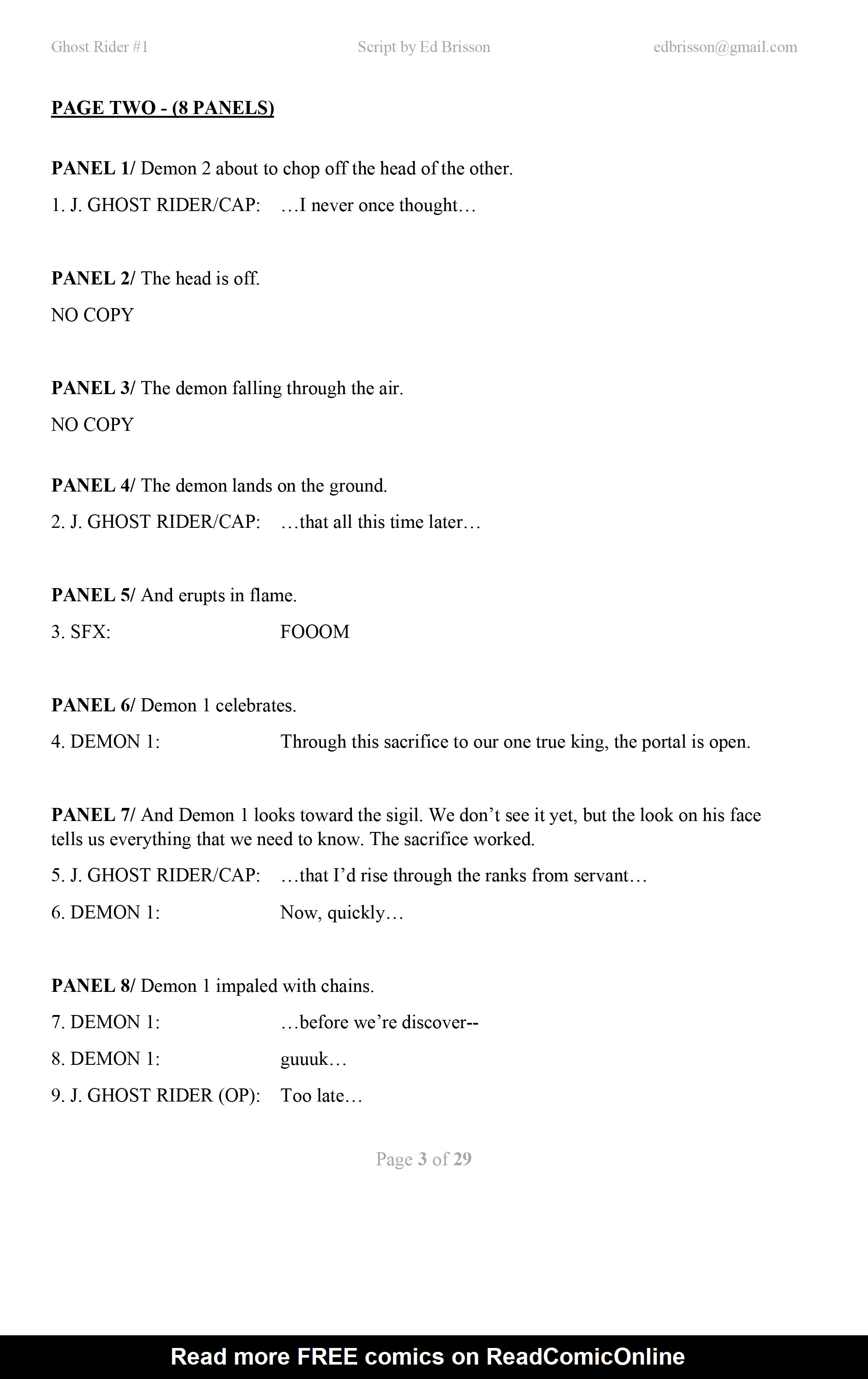 Read online Ghost Rider (2019) comic -  Issue # _Director's Cut - 46