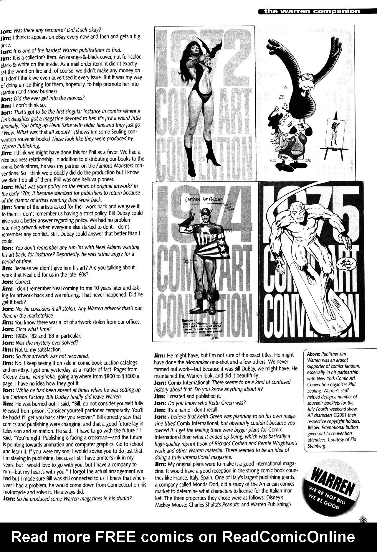 Read online Warren Companion comic -  Issue # TPB (Part 2) - 34