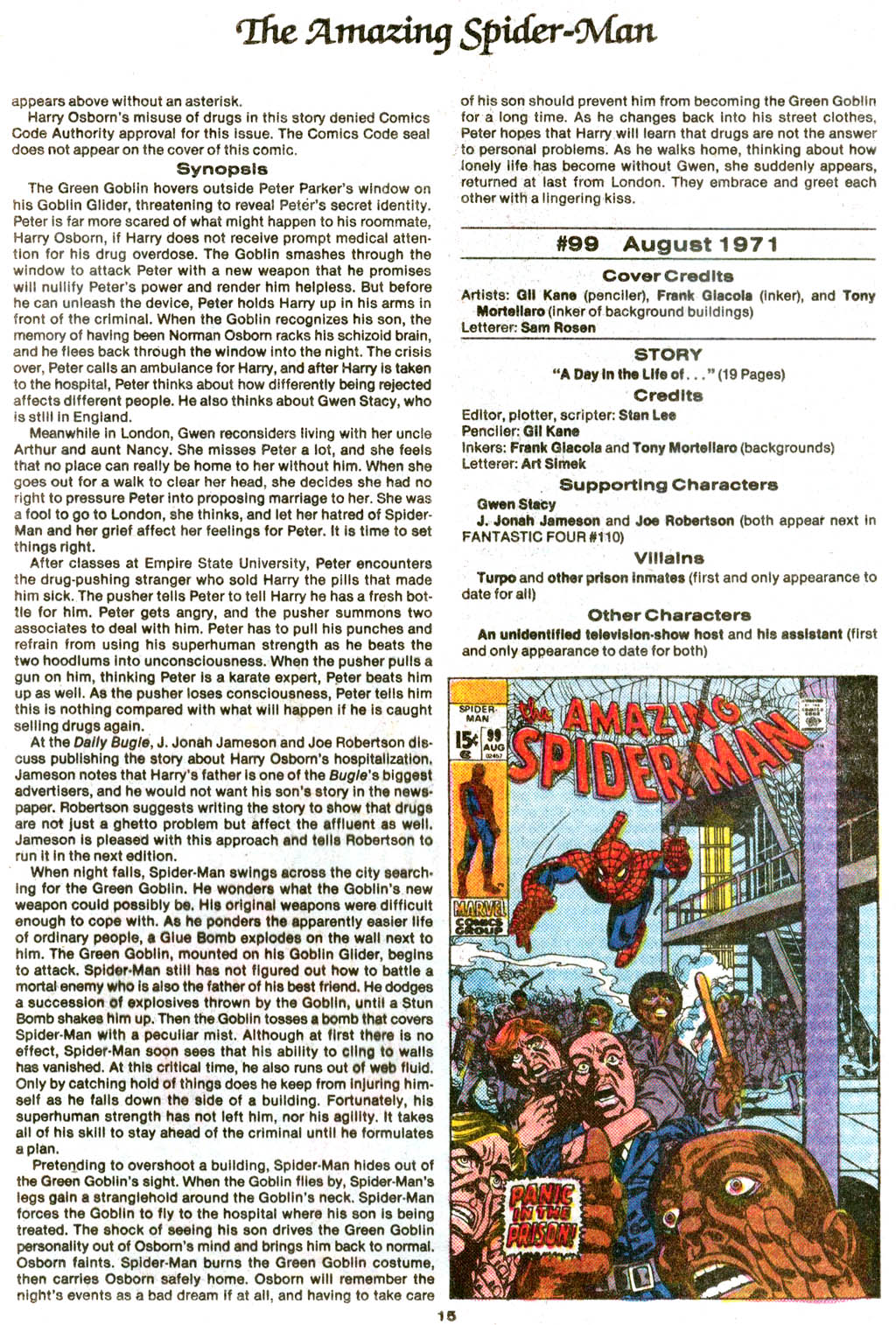 Read online The Official Marvel Index to The Amazing Spider-Man comic -  Issue #4 - 17
