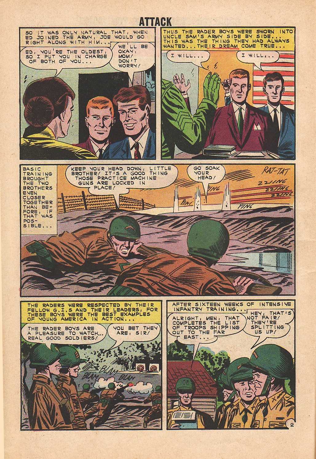 Read online Attack (1962) comic -  Issue #2 - 10