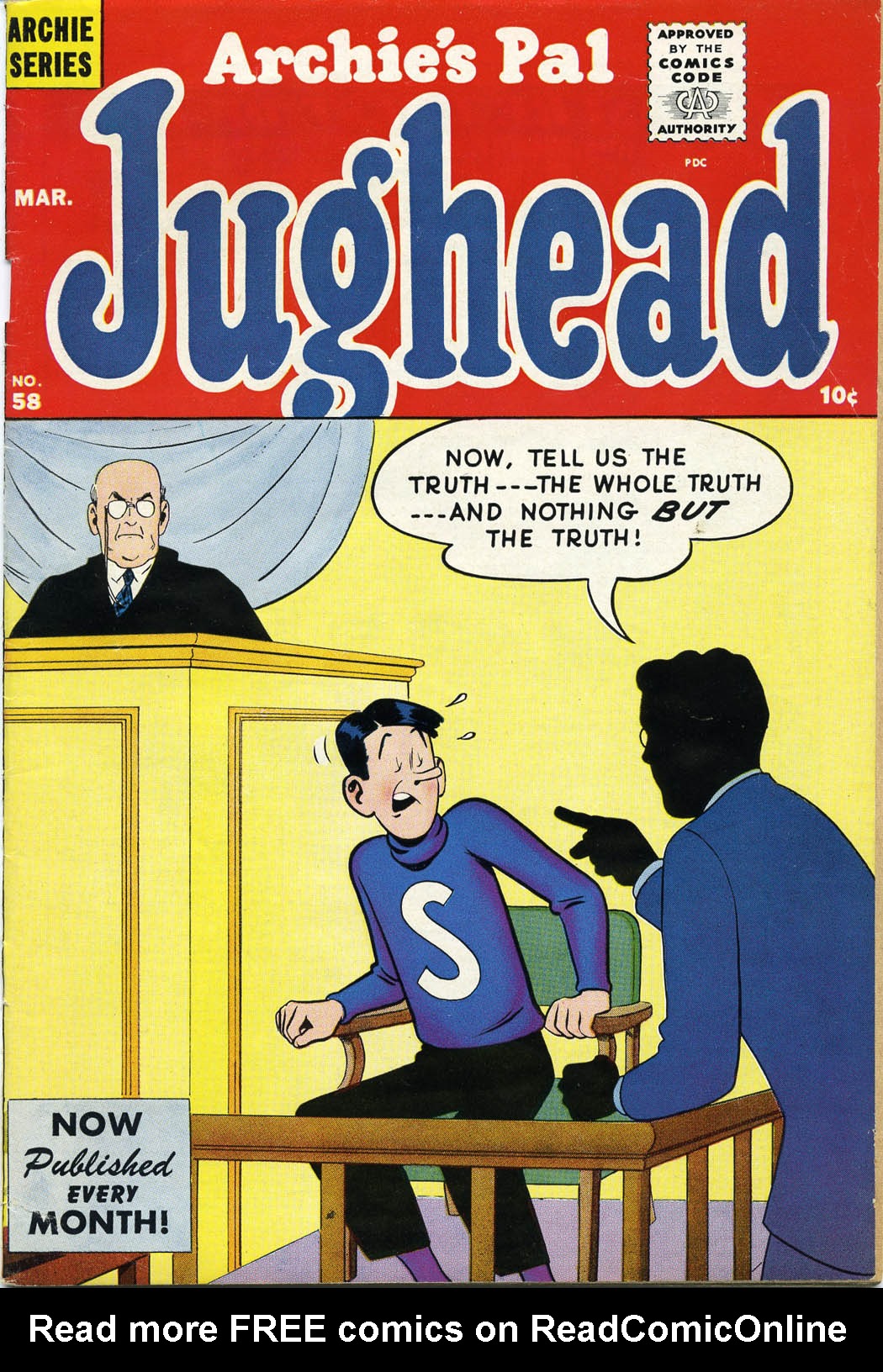 Read online Archie's Pal Jughead comic -  Issue #58 - 1
