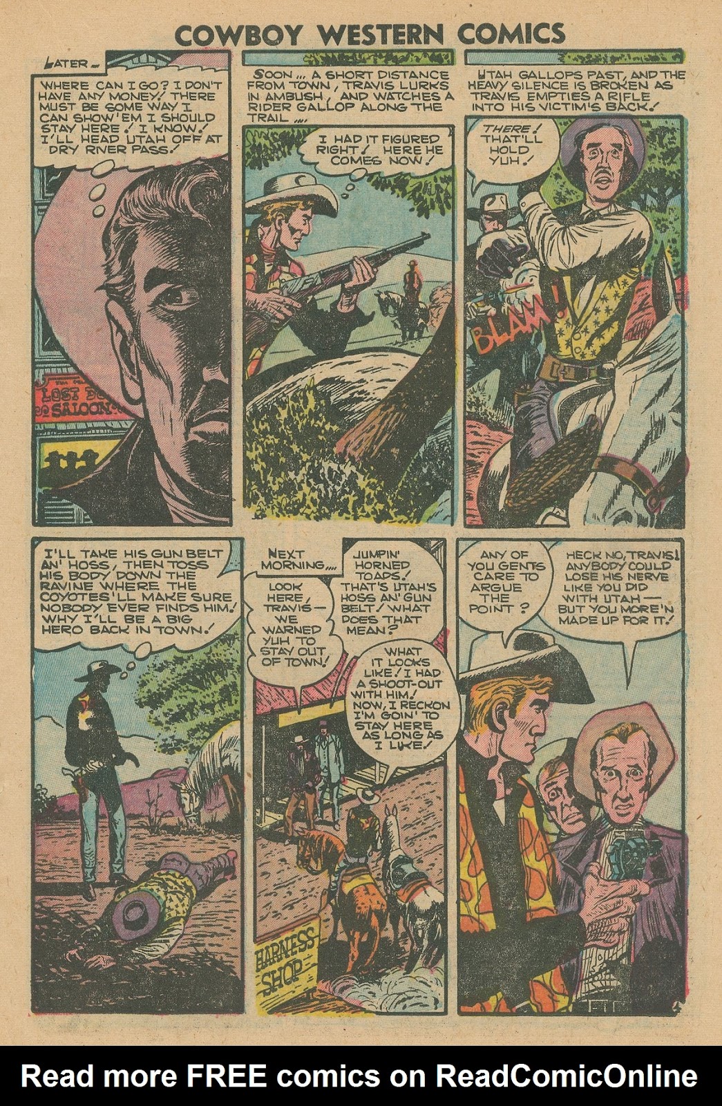 Read online Cowboy Western Heroes comic - Issue #47