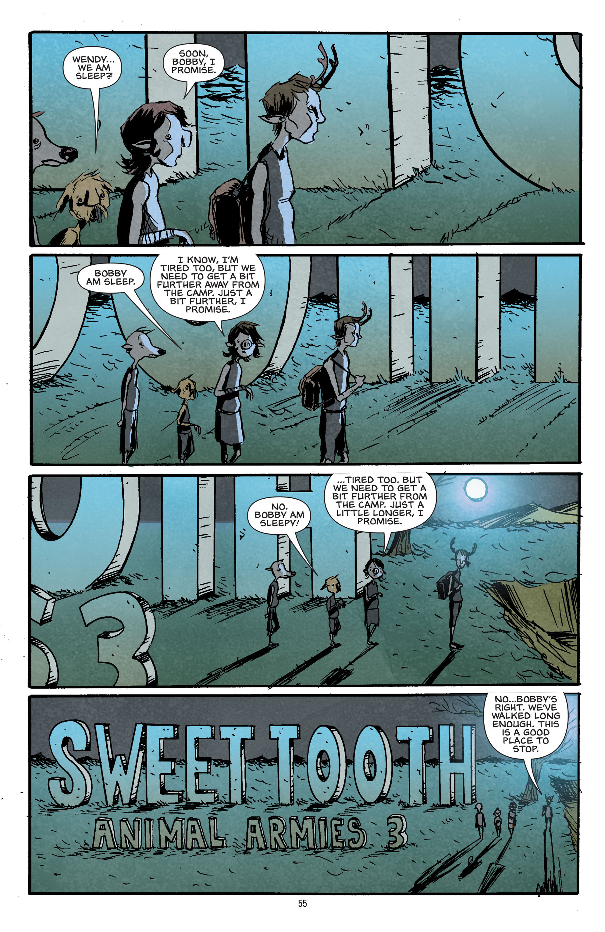Read online Sweet Tooth: The Deluxe Edition comic -  Issue #2 - 55