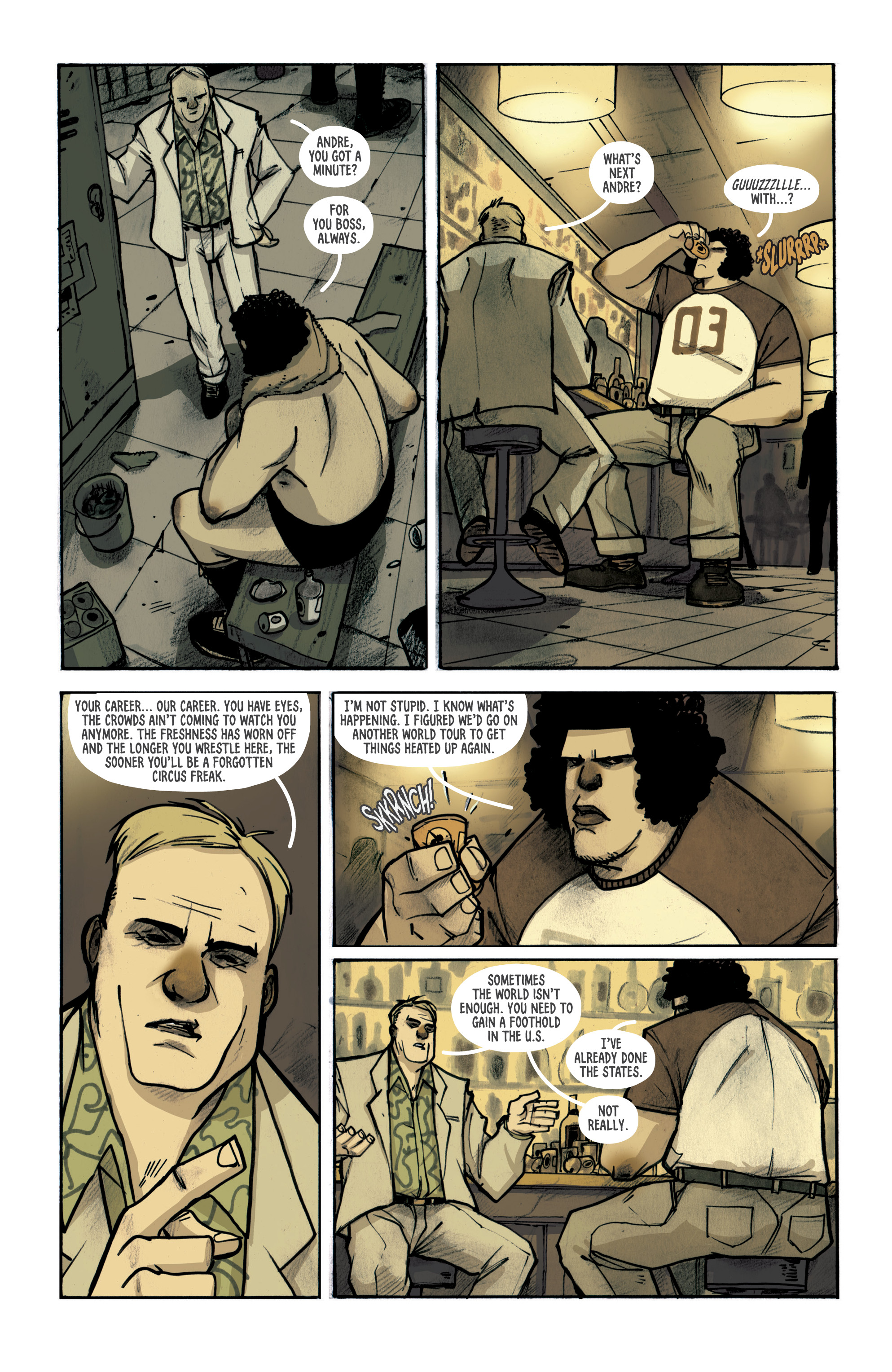 Read online Andre the Giant: Closer To Heaven comic -  Issue # TPB - 34