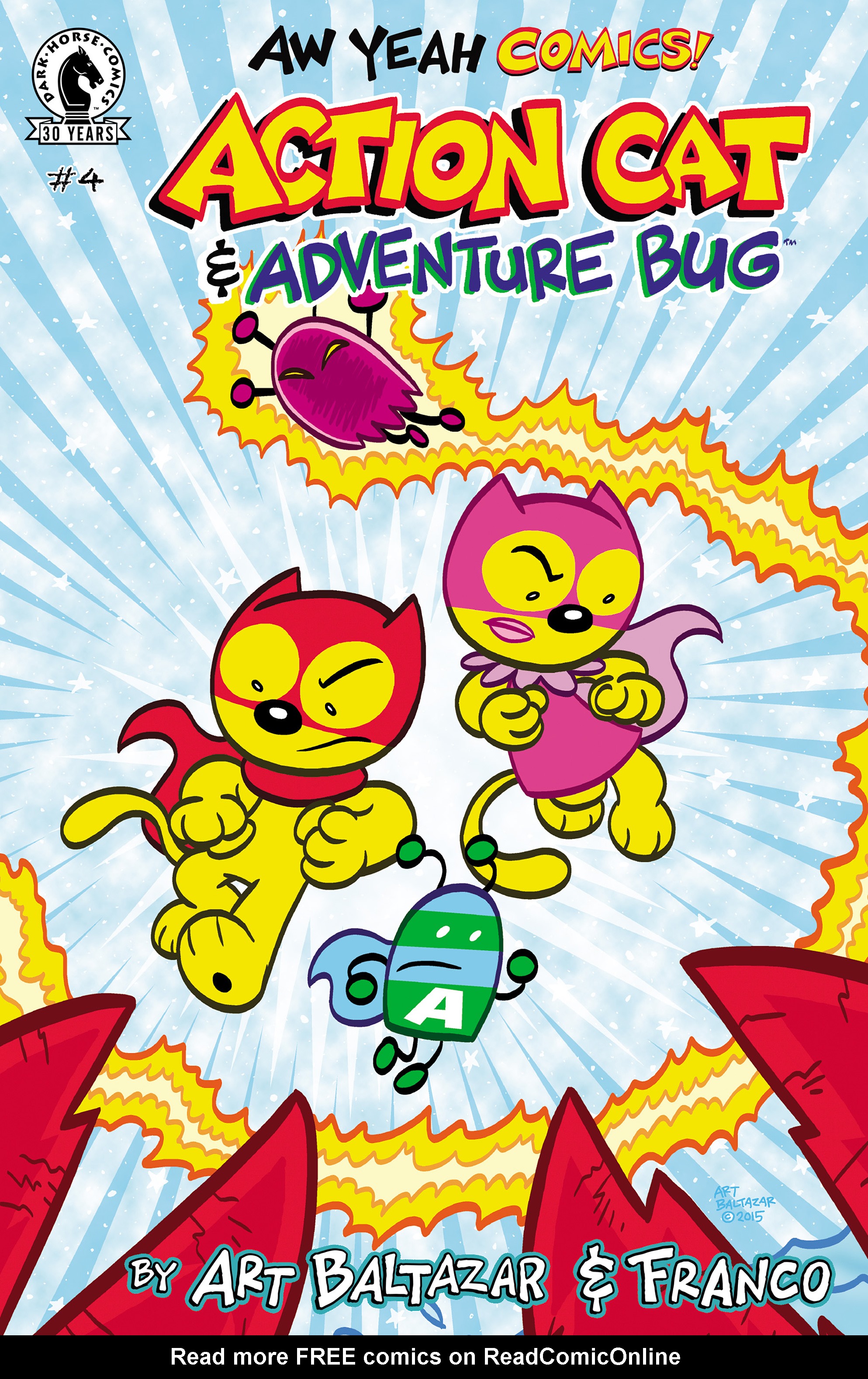 Read online Aw Yeah Comics: Action Cat & Adventure Bug comic -  Issue #4 - 1