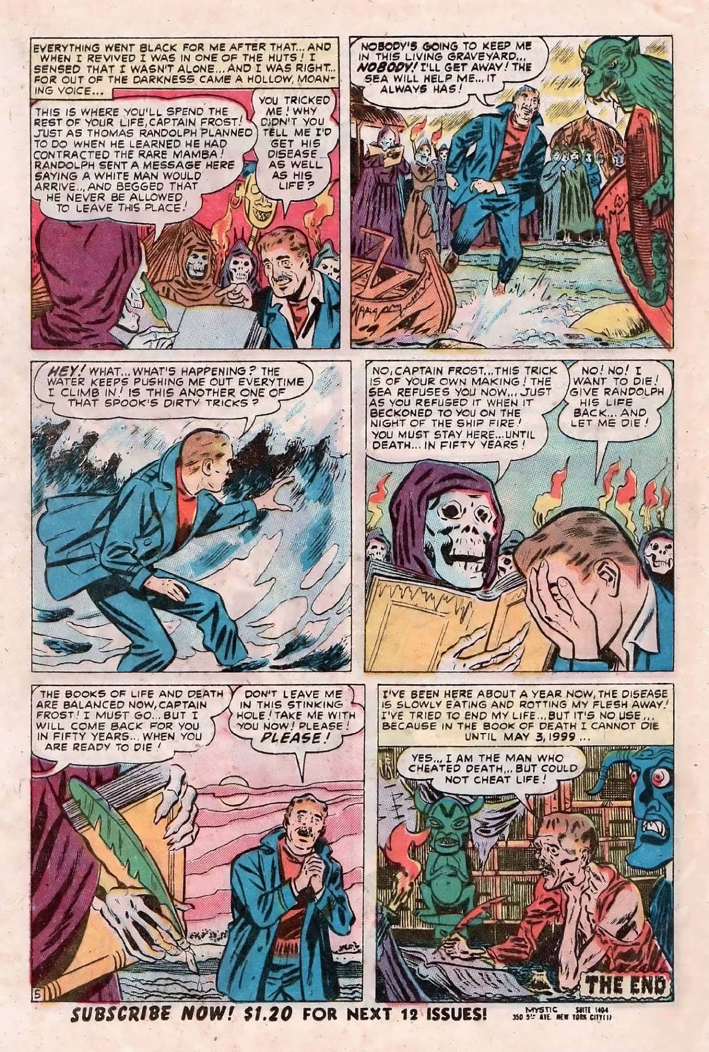 Read online Mystic (1951) comic -  Issue #4 - 31