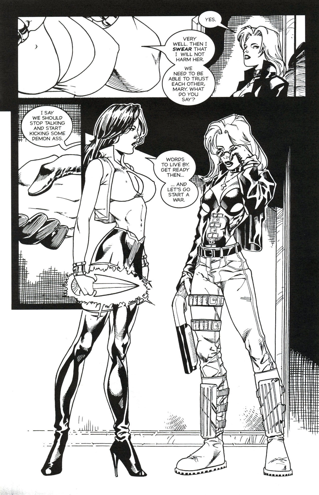 Read online Pandora/Shotgun Mary comic -  Issue # Full - 14