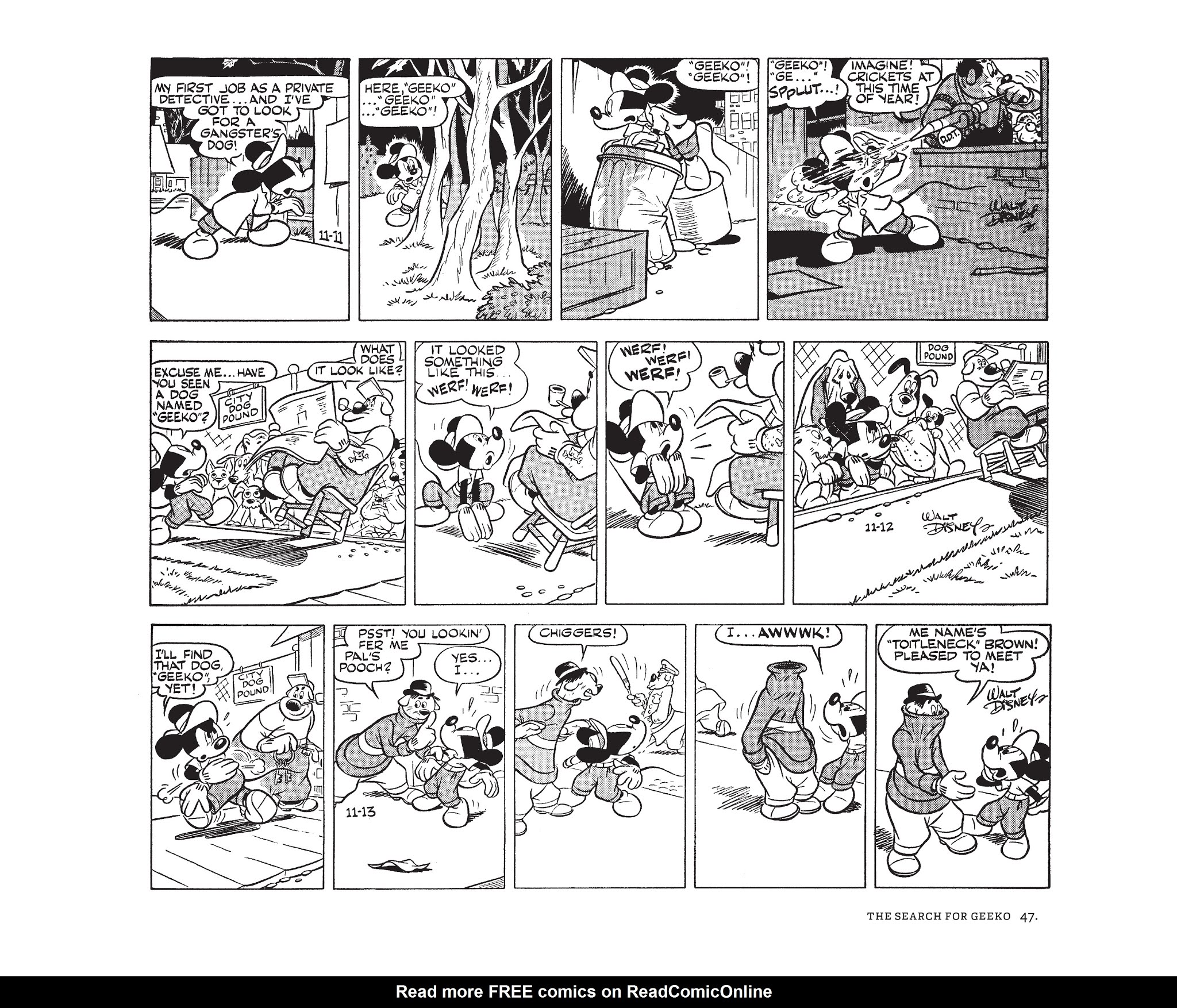 Read online Walt Disney's Mickey Mouse by Floyd Gottfredson comic -  Issue # TPB 9 (Part 1) - 47