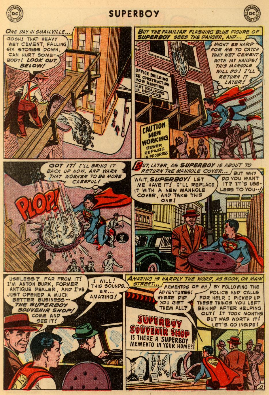 Read online Superboy (1949) comic -  Issue #36 - 3