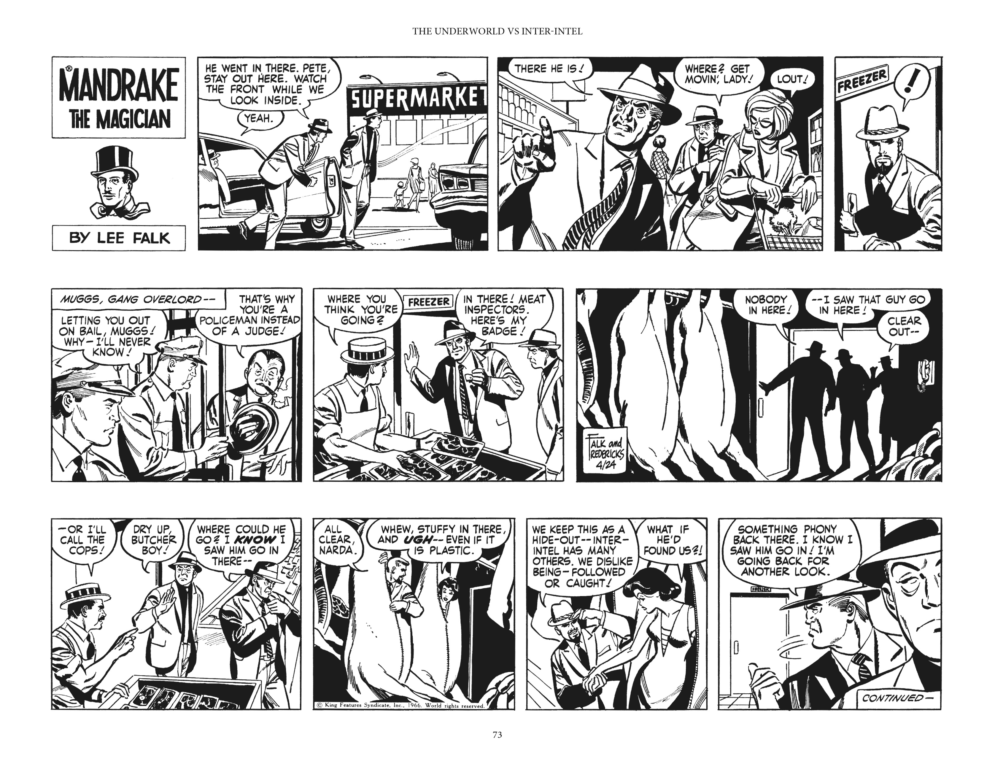 Read online Mandrake the Magician: The Fred Fredricks Sundays comic -  Issue # TPB (Part 1) - 74